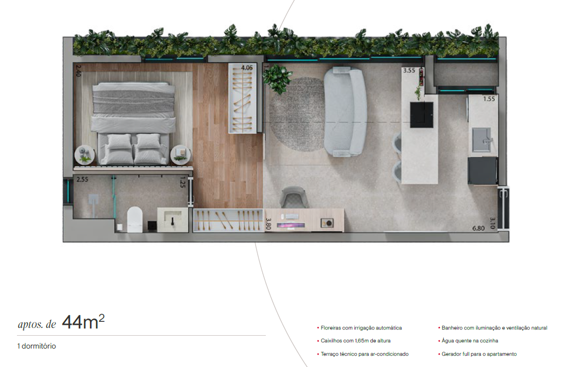 Planta 1 – Okinawa – Residencial