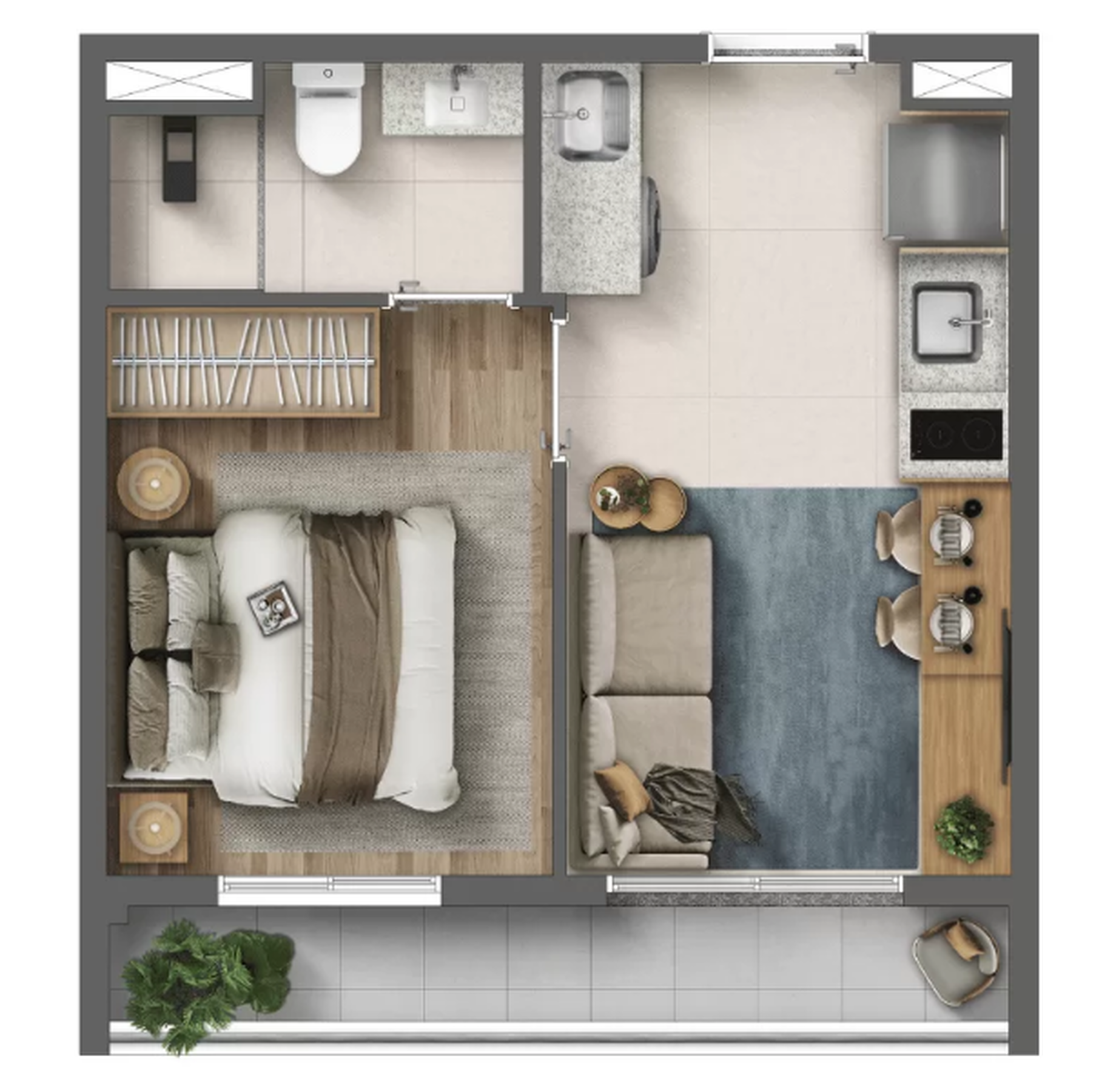 1 dorm 27m² – Vila Saúde Residencial