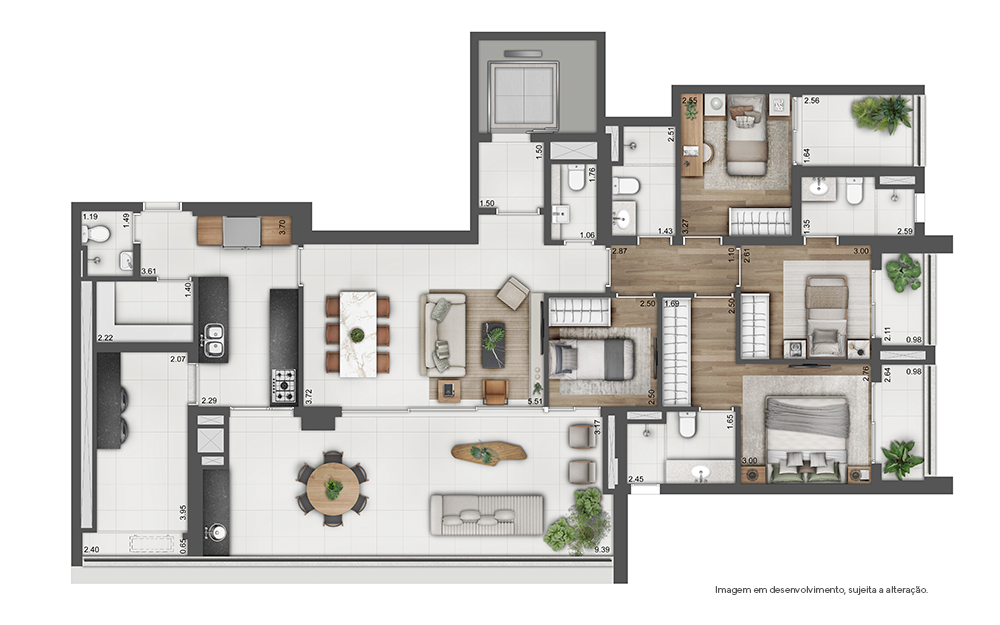 4 dorm | 171m² – Arizona 1002