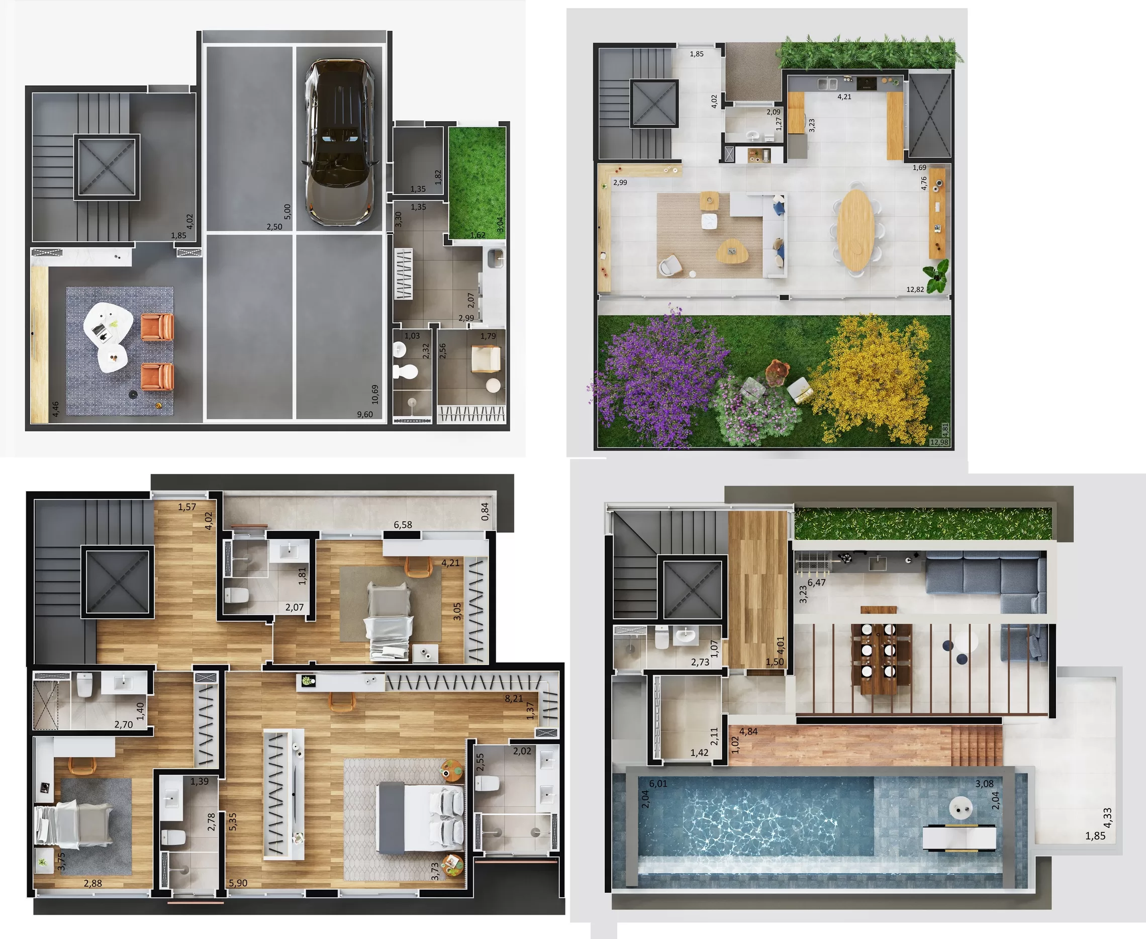 3 dorm 594,54m² – Casa Jardim Laplace