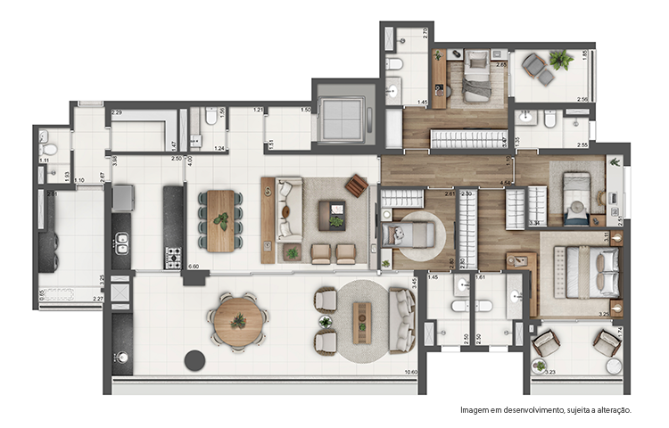 4 dorm | 202m² – Arizona 1002