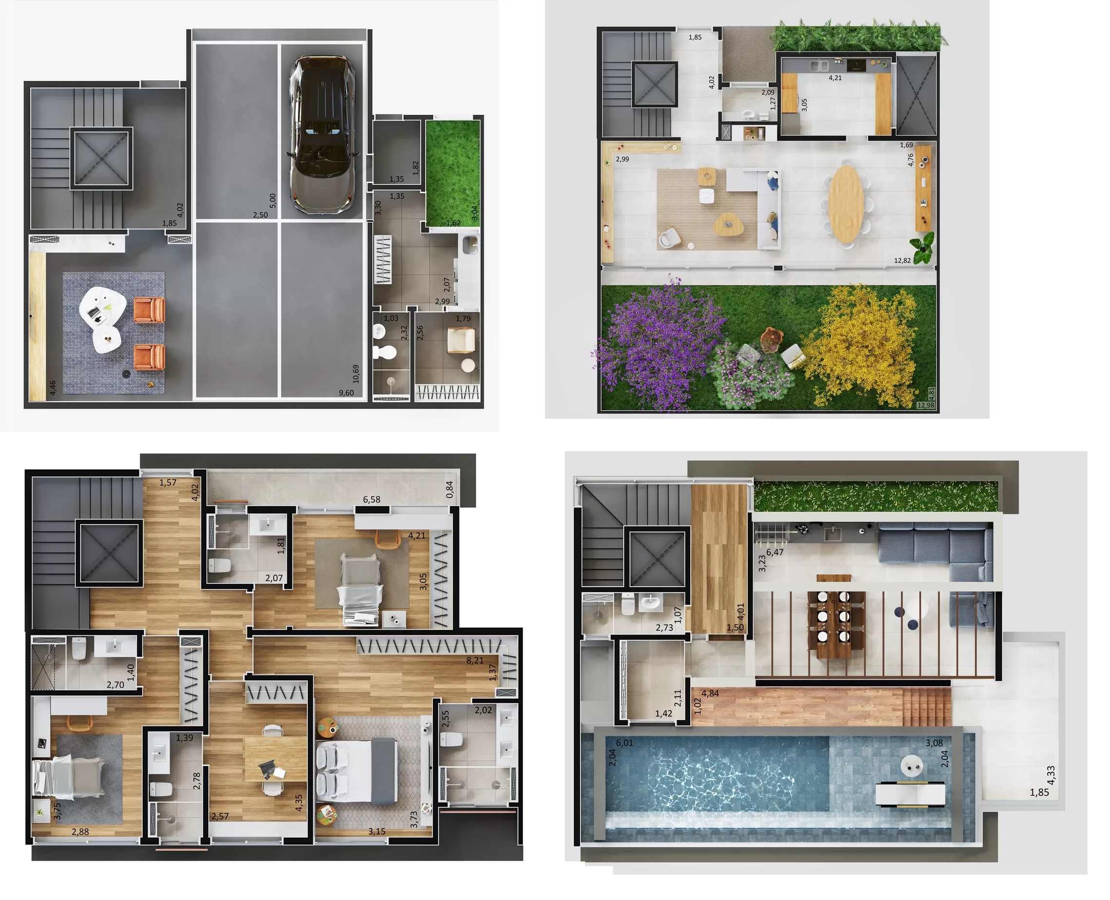 4 dorm 594,54m² - opção – Casa Jardim Laplace