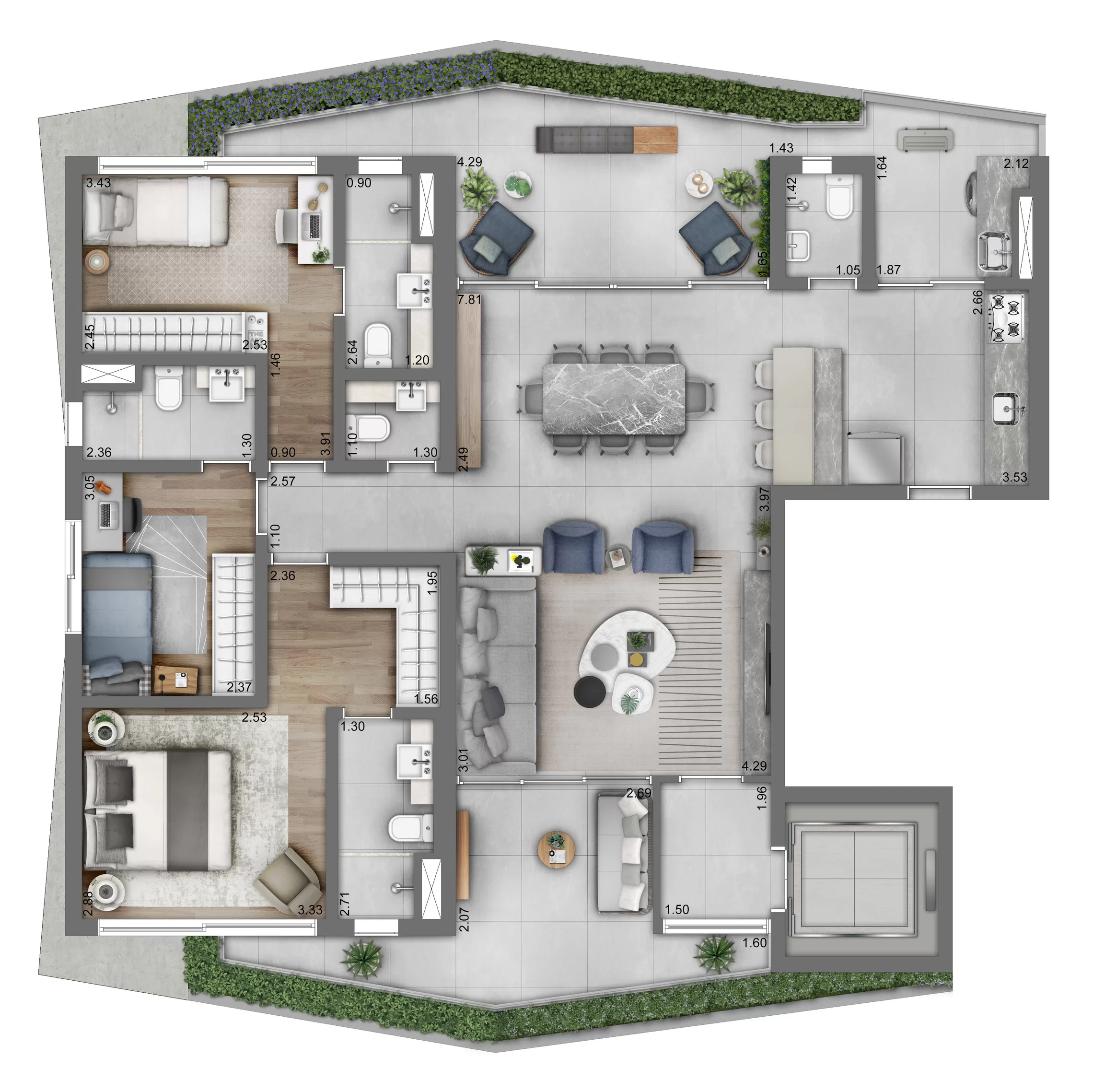 Planta-07-3-dorm-143m² – Funchal 641