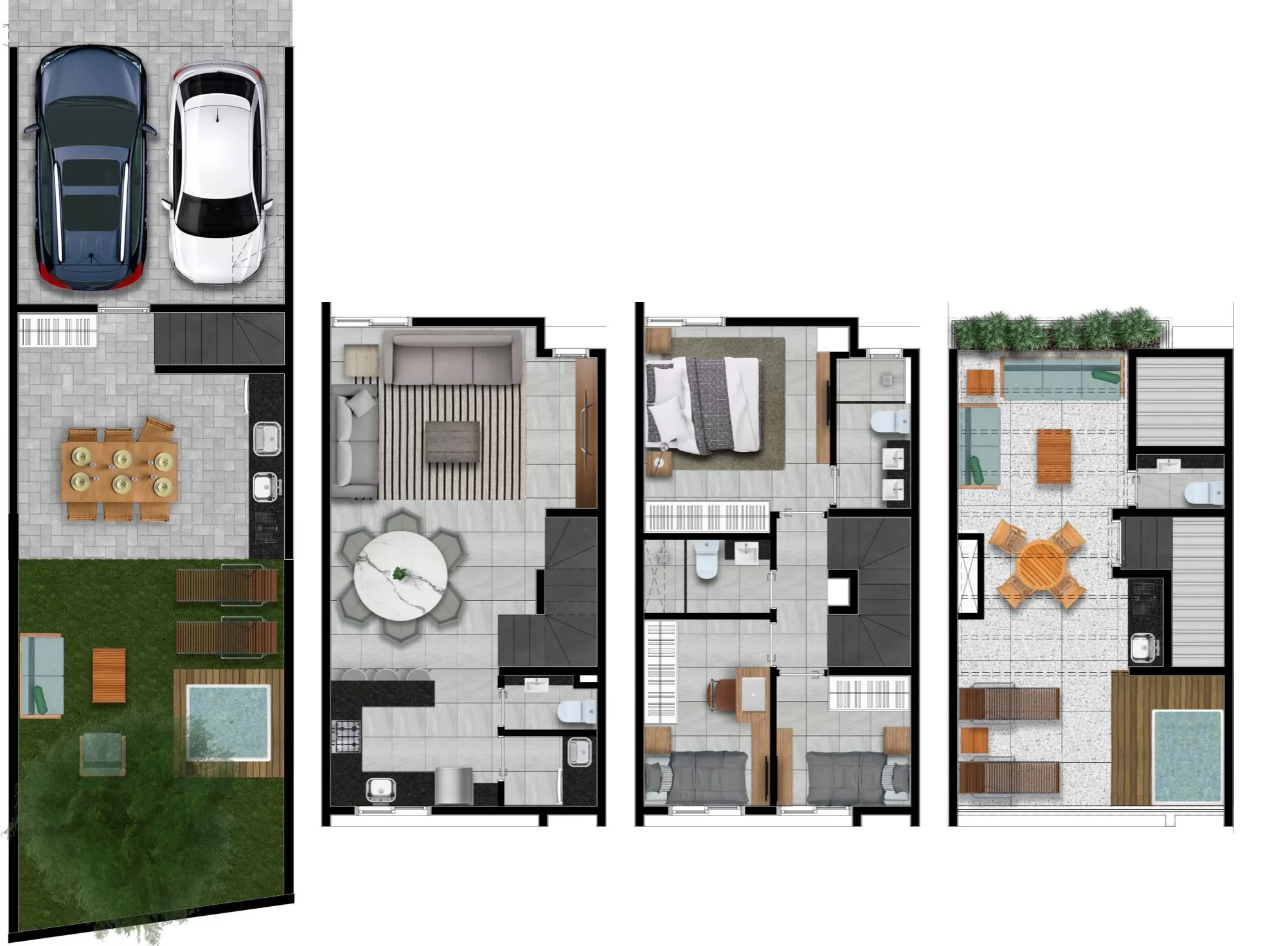 lanta 00 - 3 dorm 190,01m² – CUBE Villa