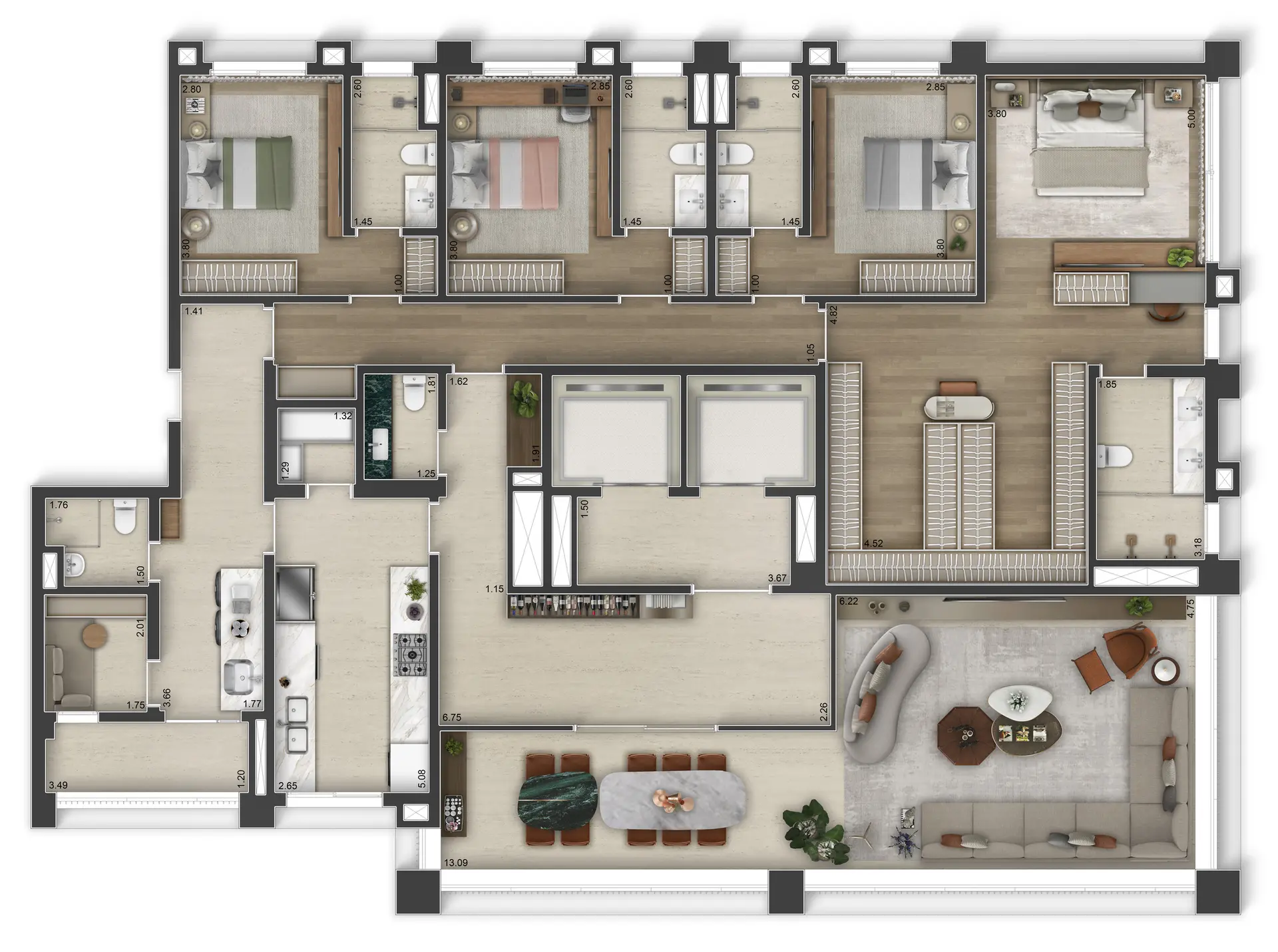 Planta 2 – 145 Vianna – Residencial