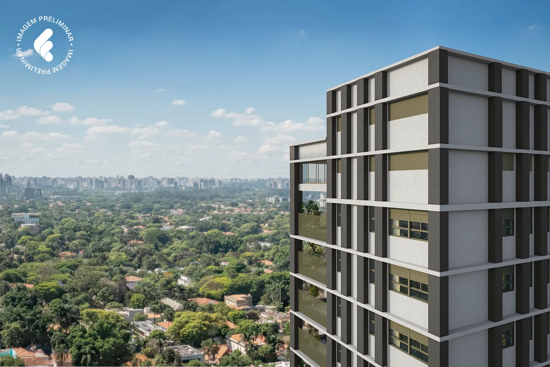 Fachada 145 Vianna – Residencial – Pinheiros