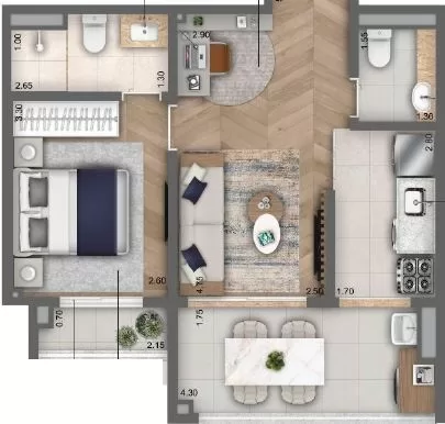 Planta 1 – N.A.U. Vila Mariana