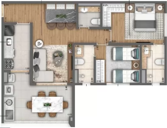 Planta 3 – N.A.U. Vila Mariana