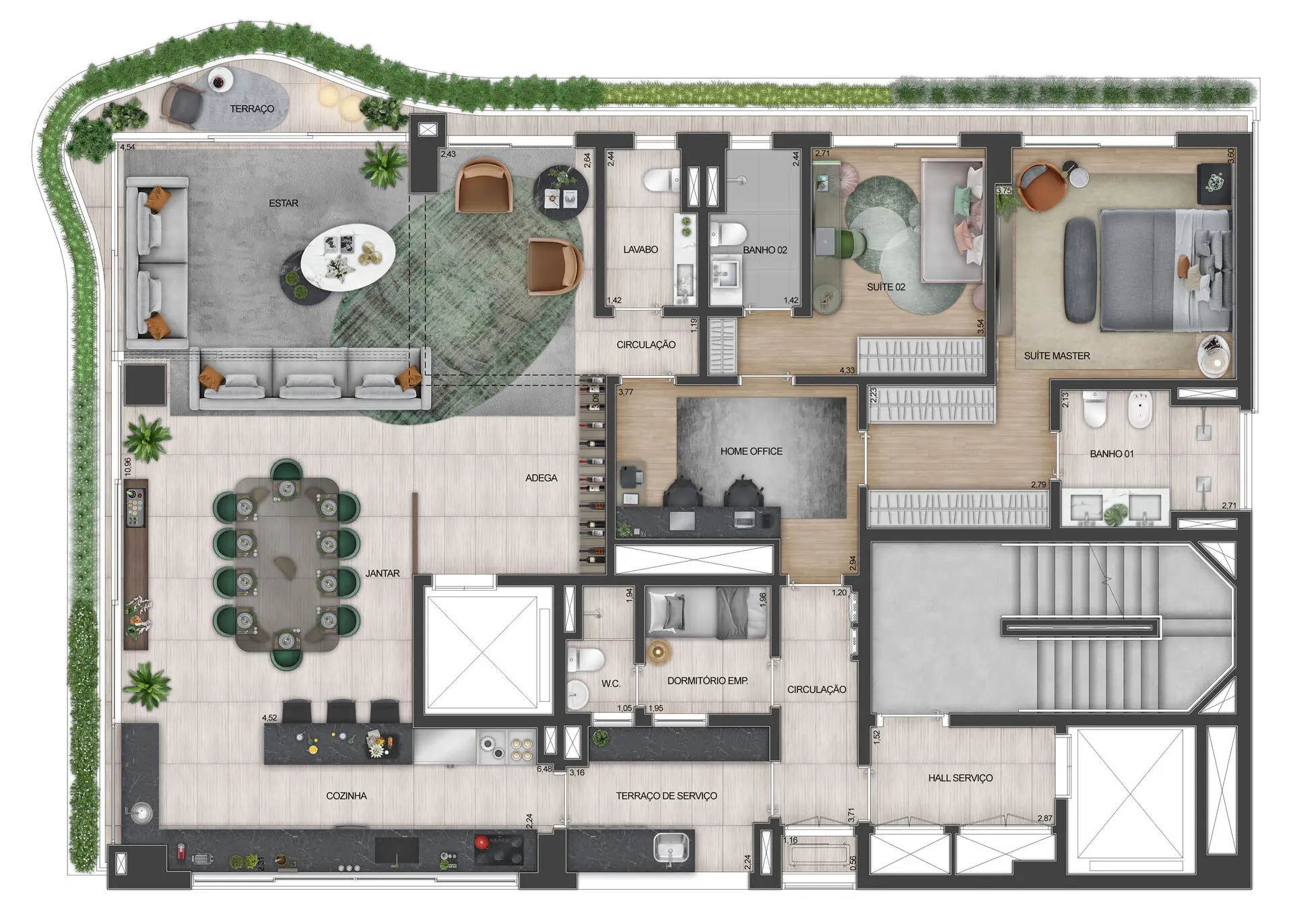 Planta 2 – Address Jardins