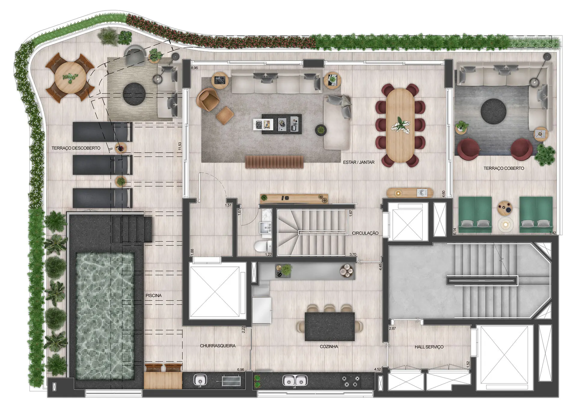 Planta 4 – Address Jardins