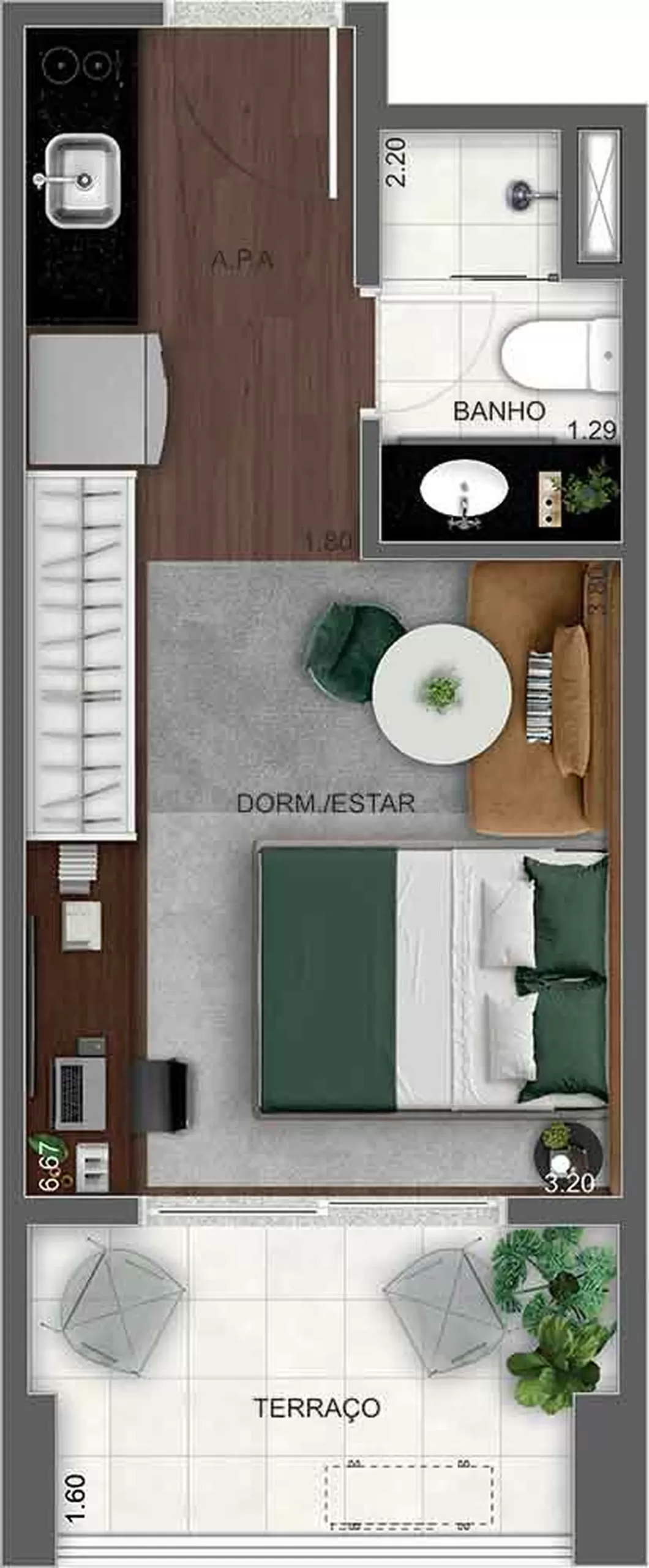 Planta 1 – Alt Studios by Eztec