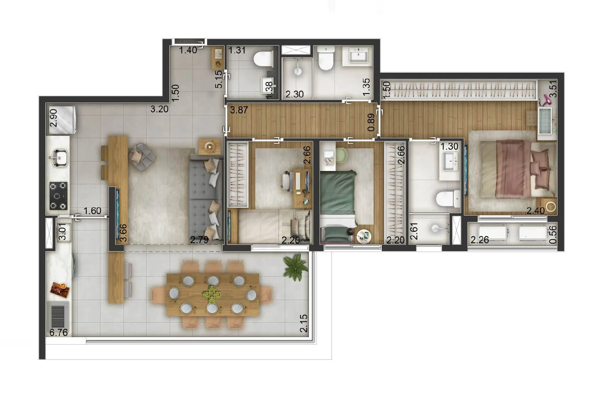 Planta 1 – Arch Boa Vista