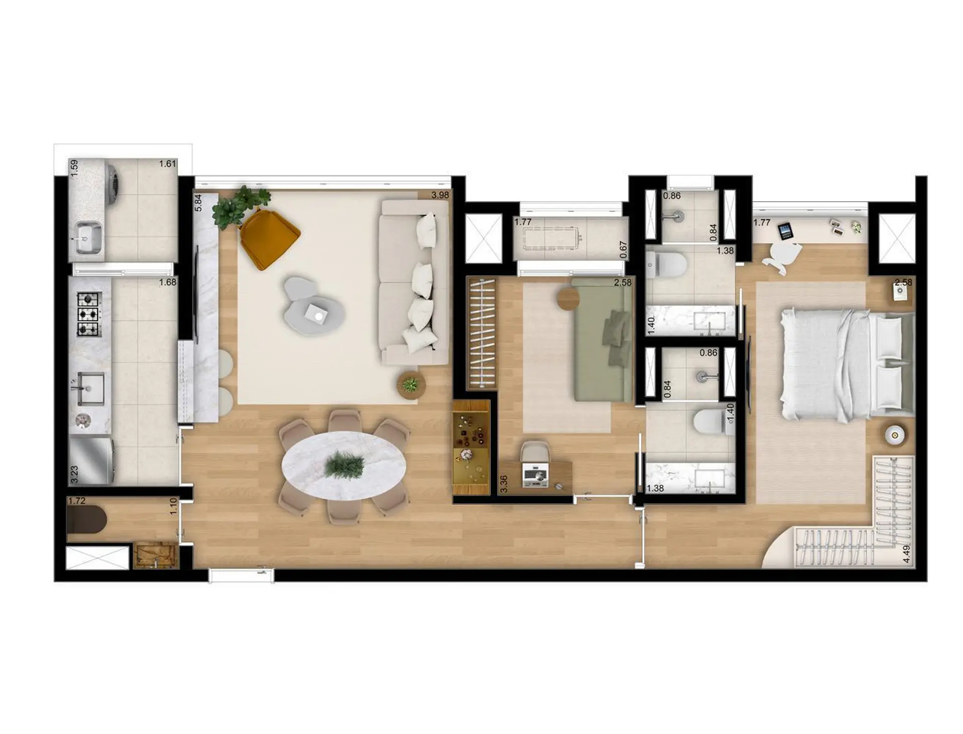 Planta 1 – Artur 73 – Residencial