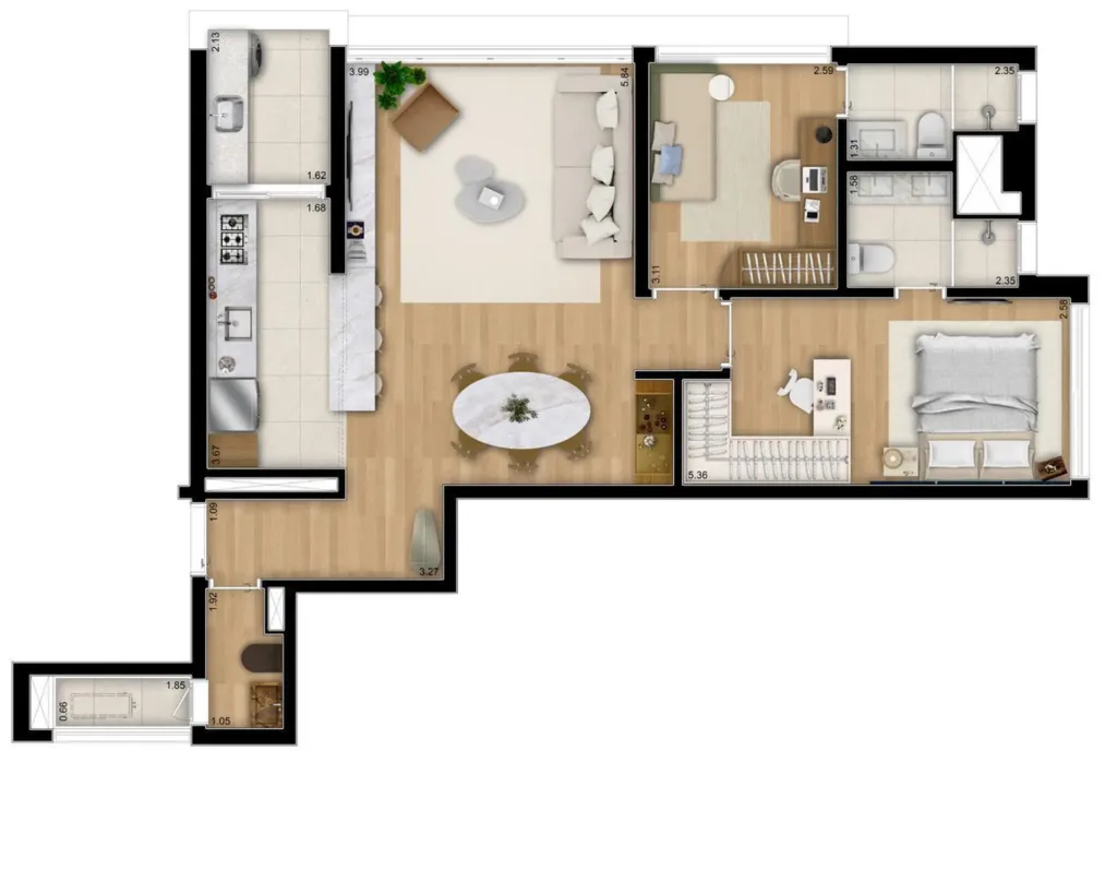 Planta 2 – Artur 73 – Residencial