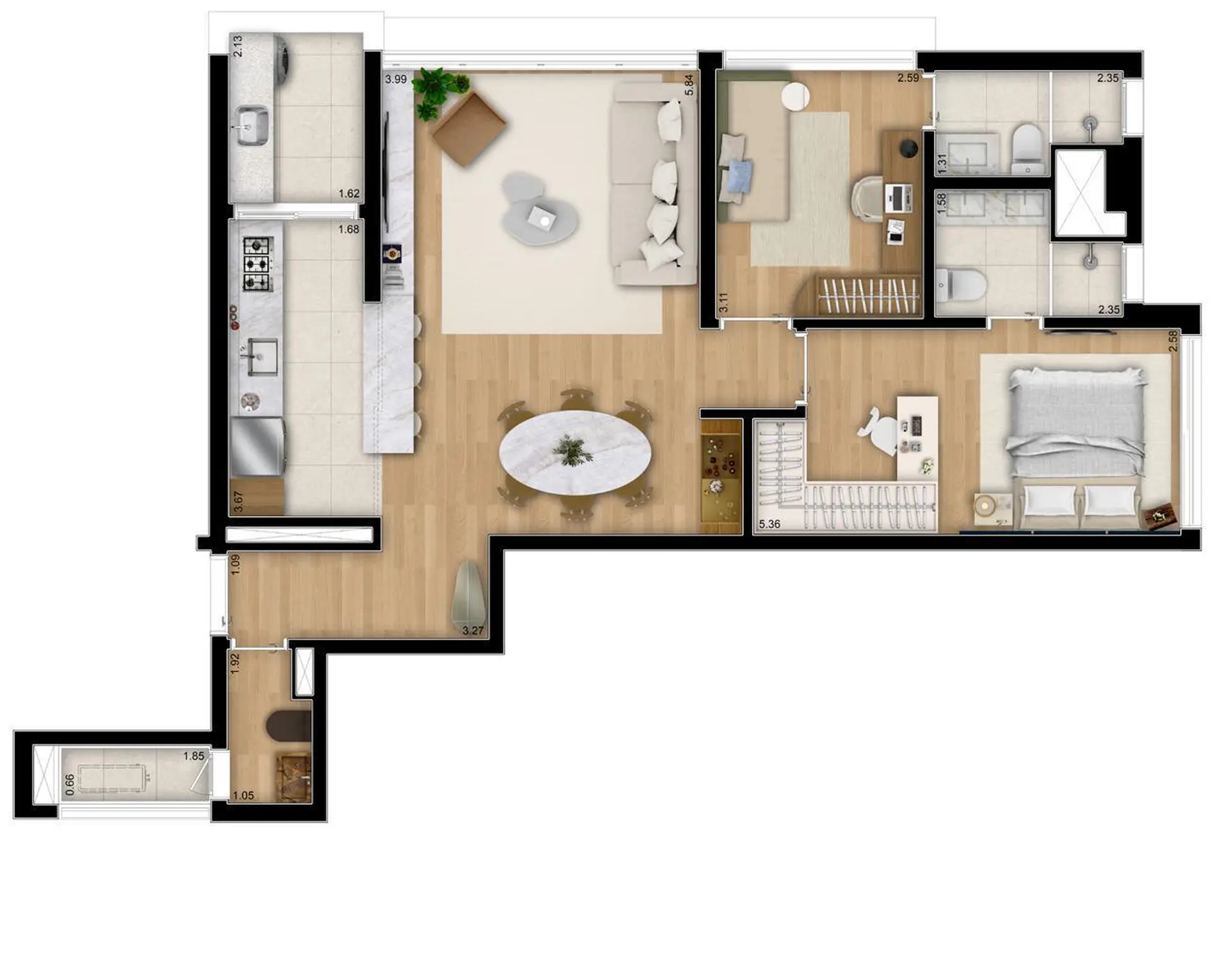 Planta 2 – Artur 73 – Residencial