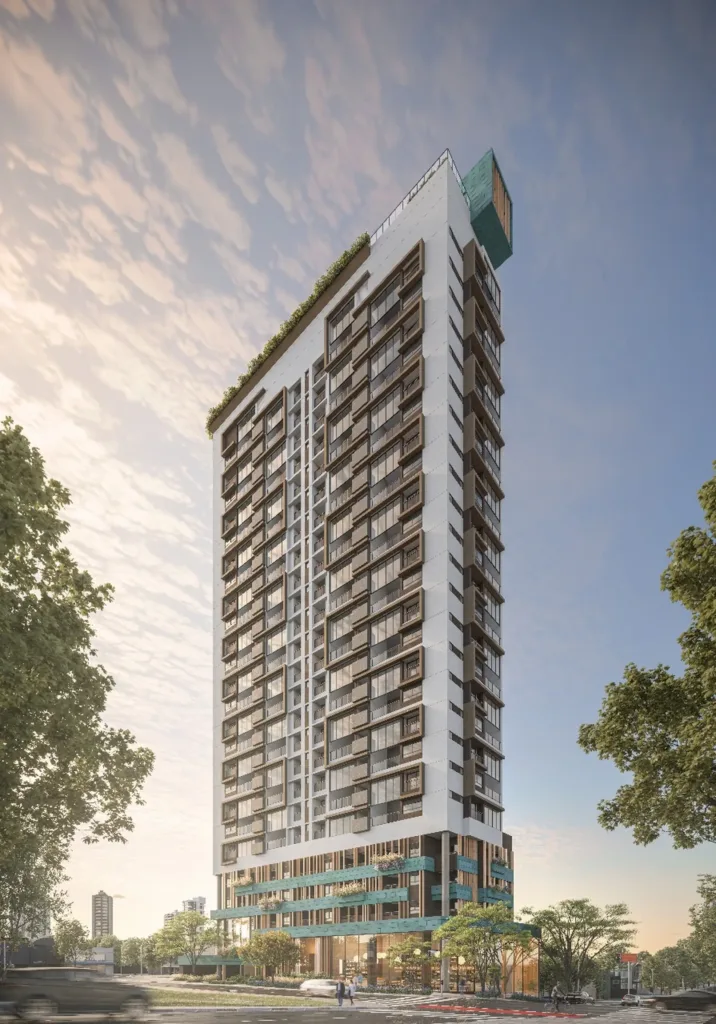 Fachada do empreendimento Artur 73 – Residencial