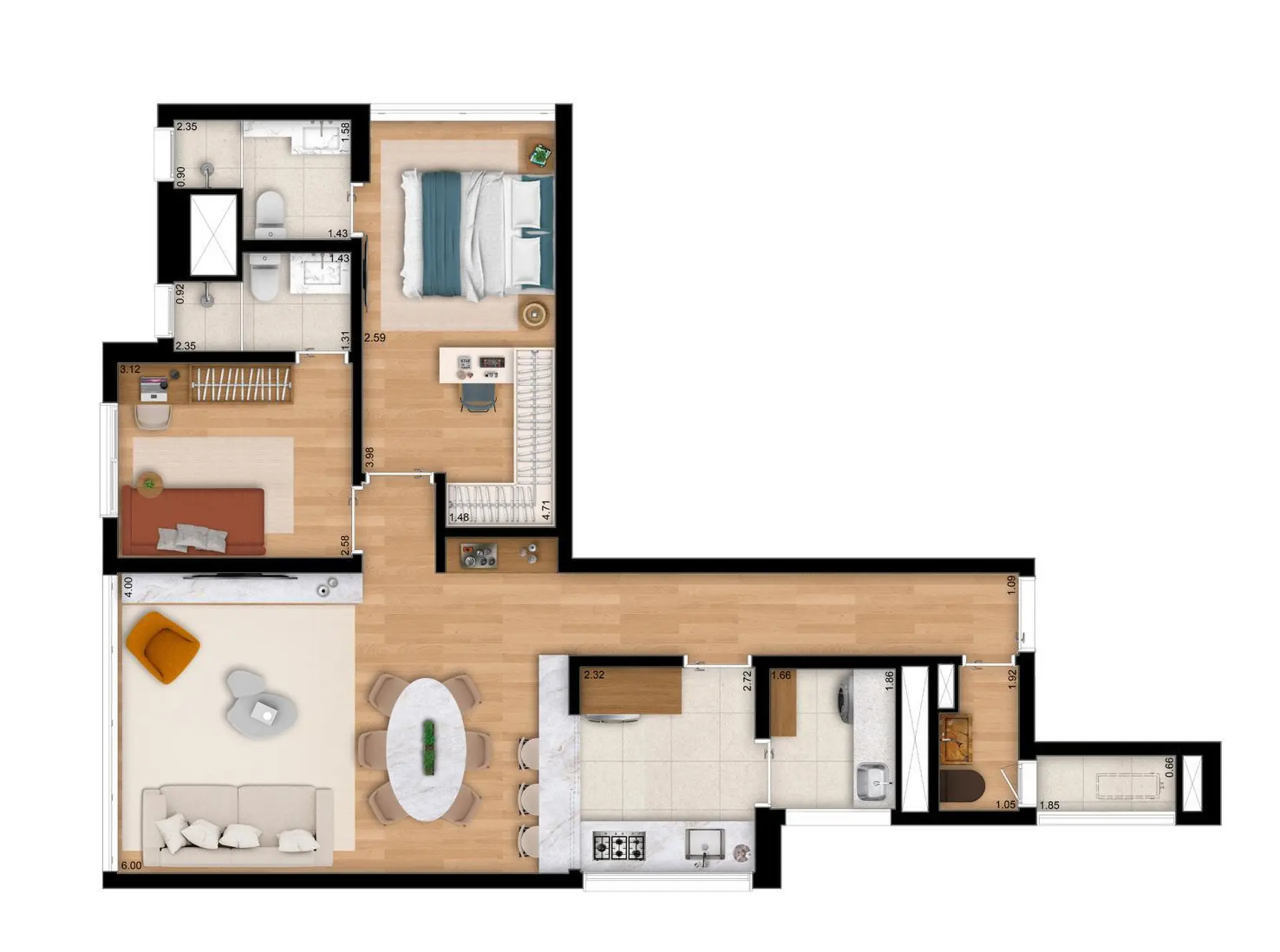 Planta 3 – Artur 73 – Residencial