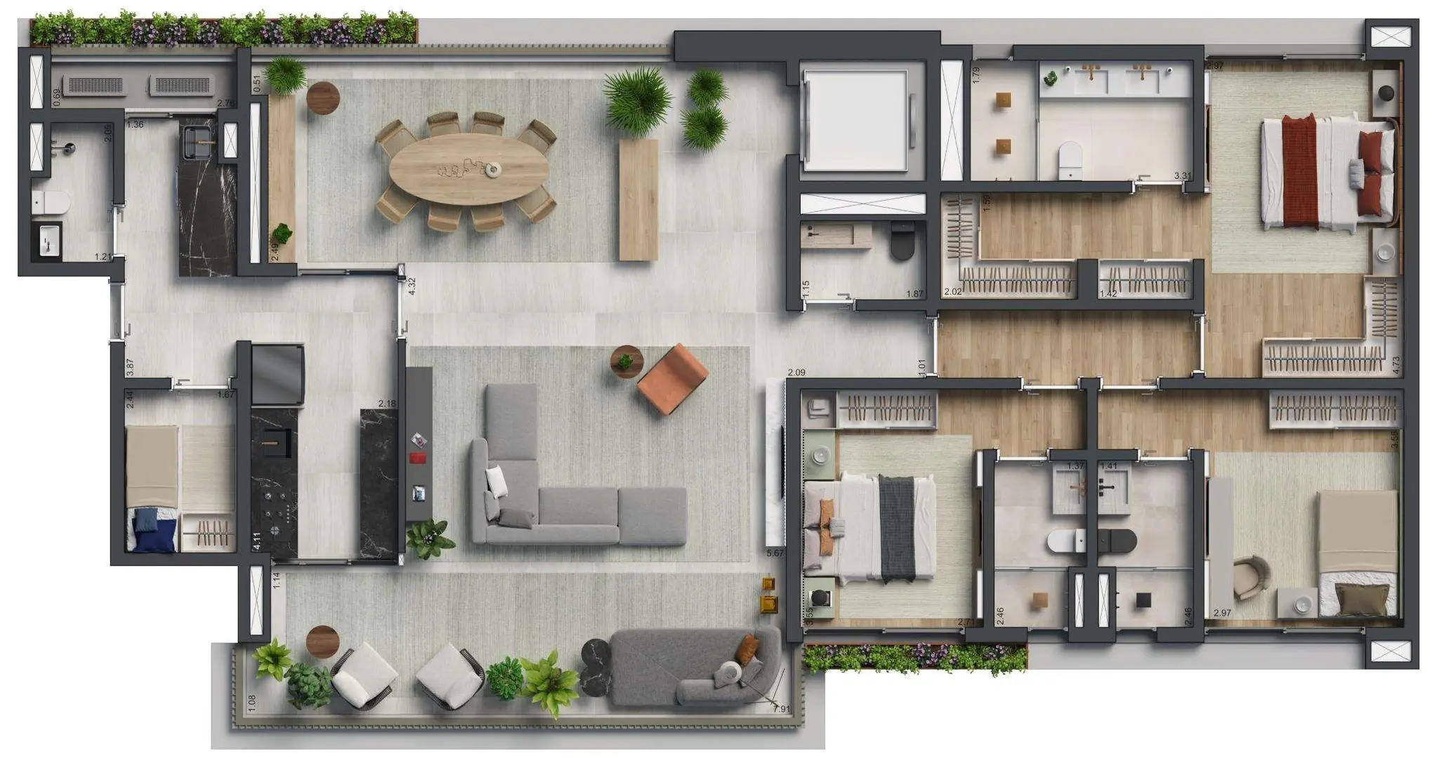 Planta 1 – Biotique Ibirapuera
