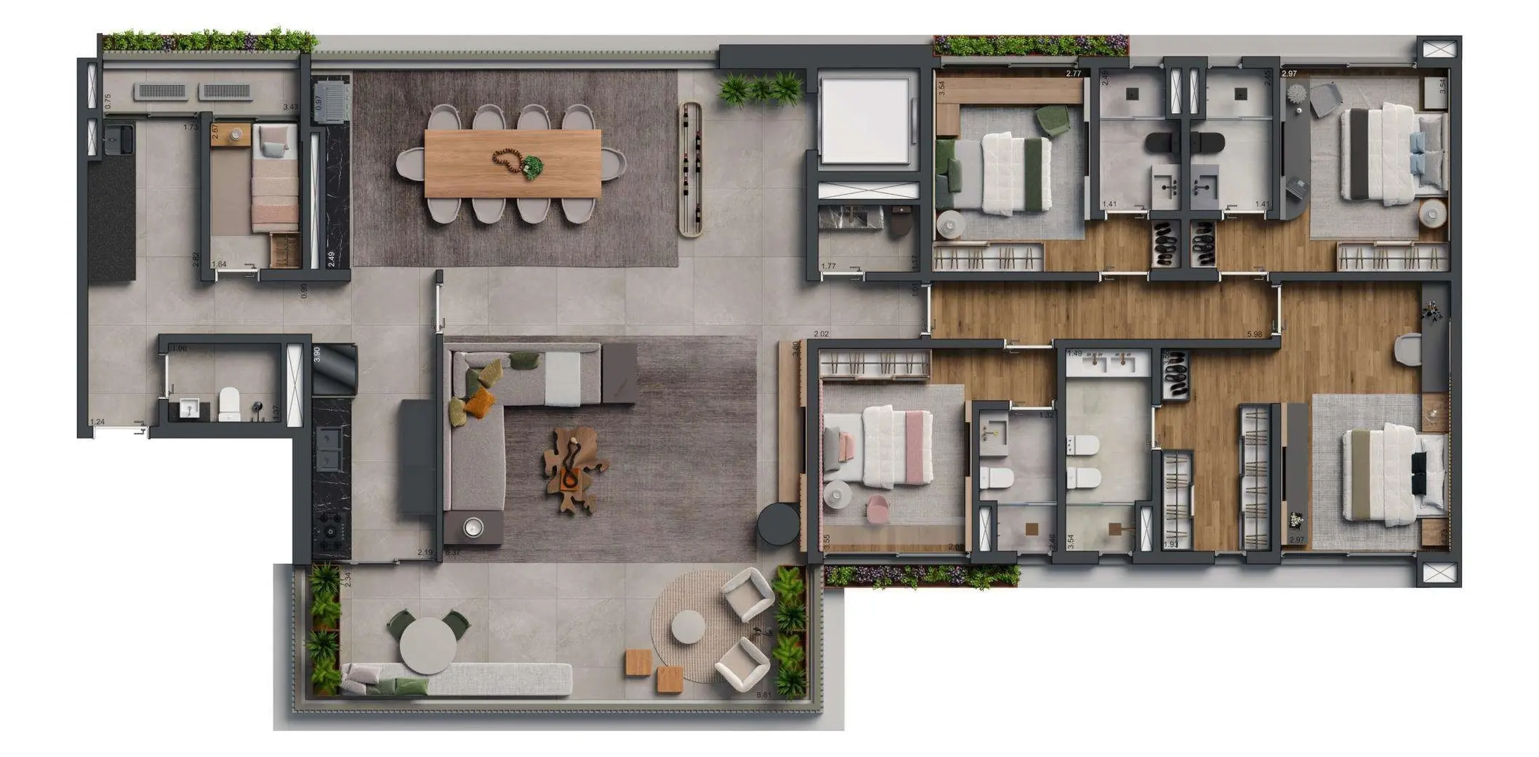 Planta 3 – Biotique Ibirapuera