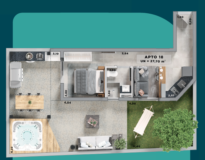 Planta 3 – Vista Braga