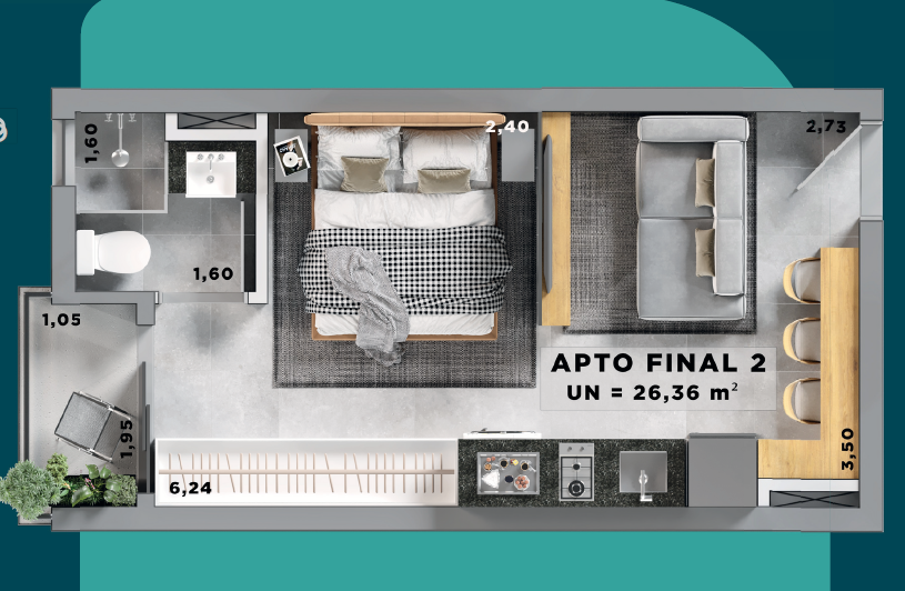 Planta 2 – Vista Braga