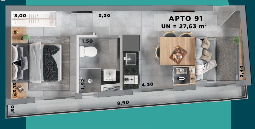 Planta 1 – Vista Braga
