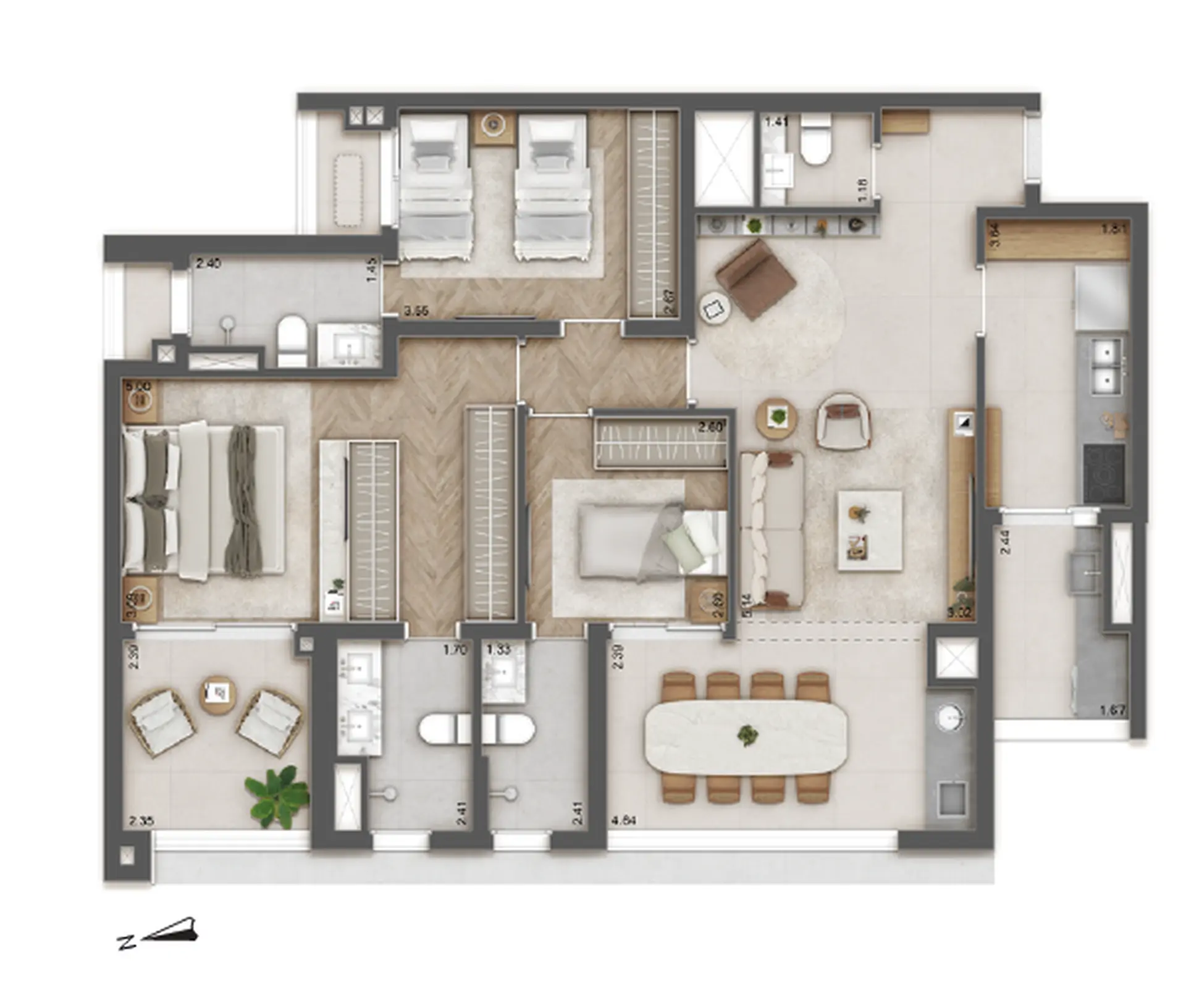 Planta 1 – Daslu Residences