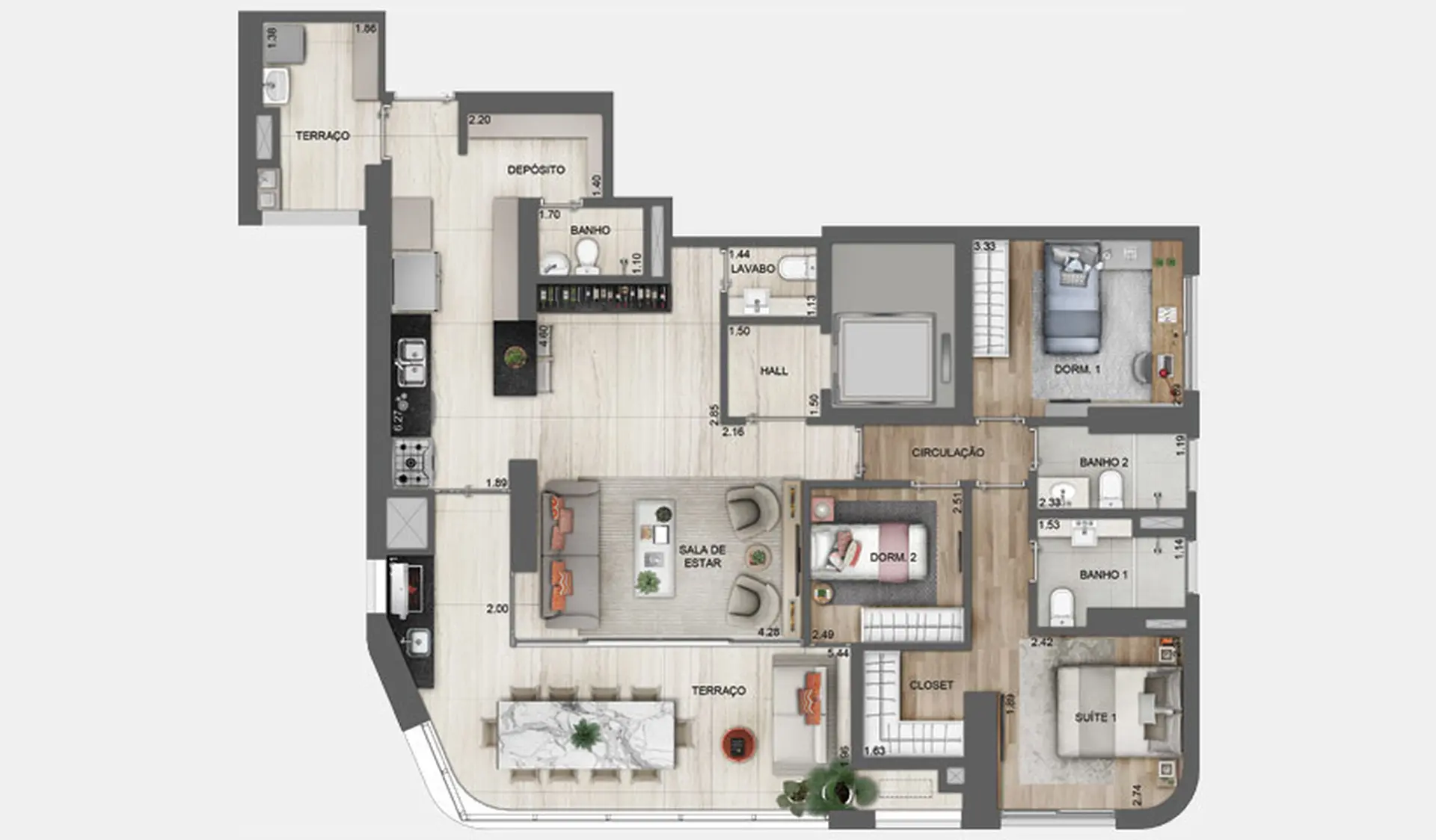 Planta 1 – EZ Parque da Cidade