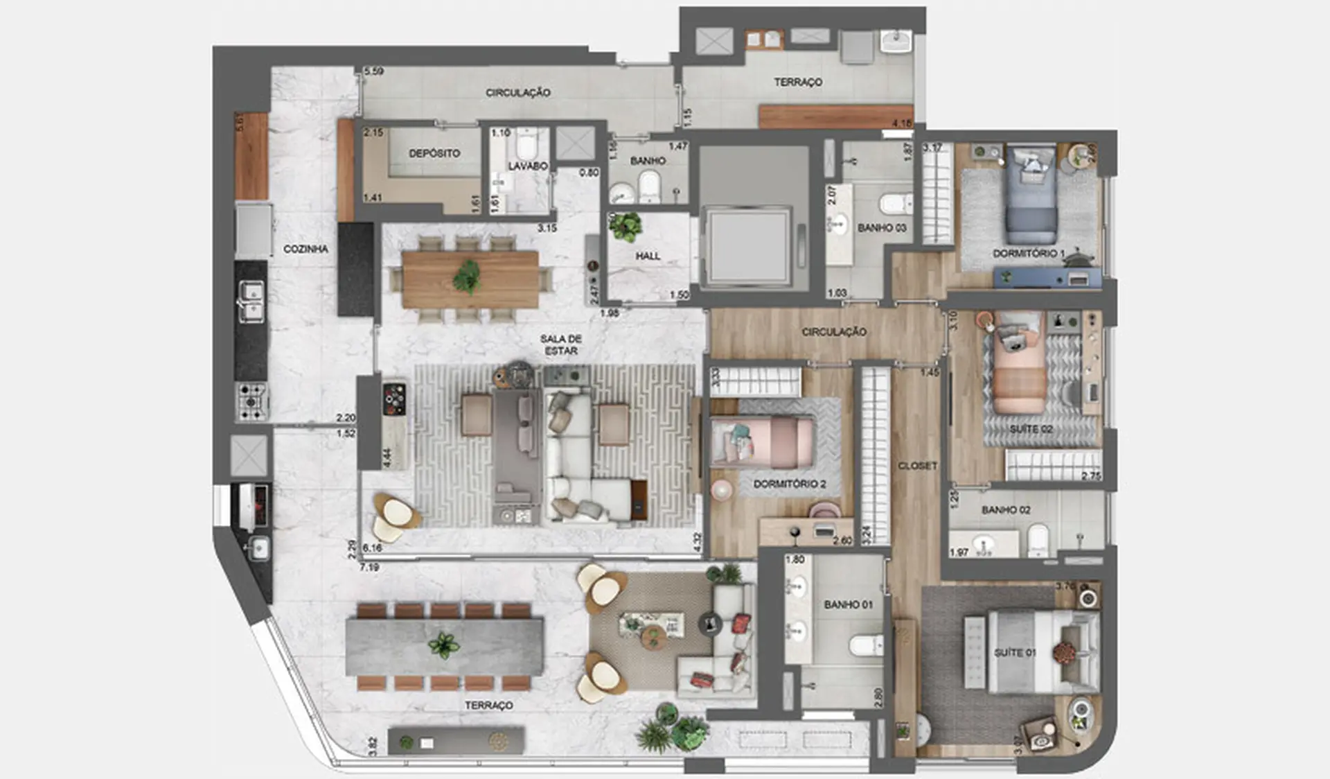 Planta 3 – EZ Parque da Cidade