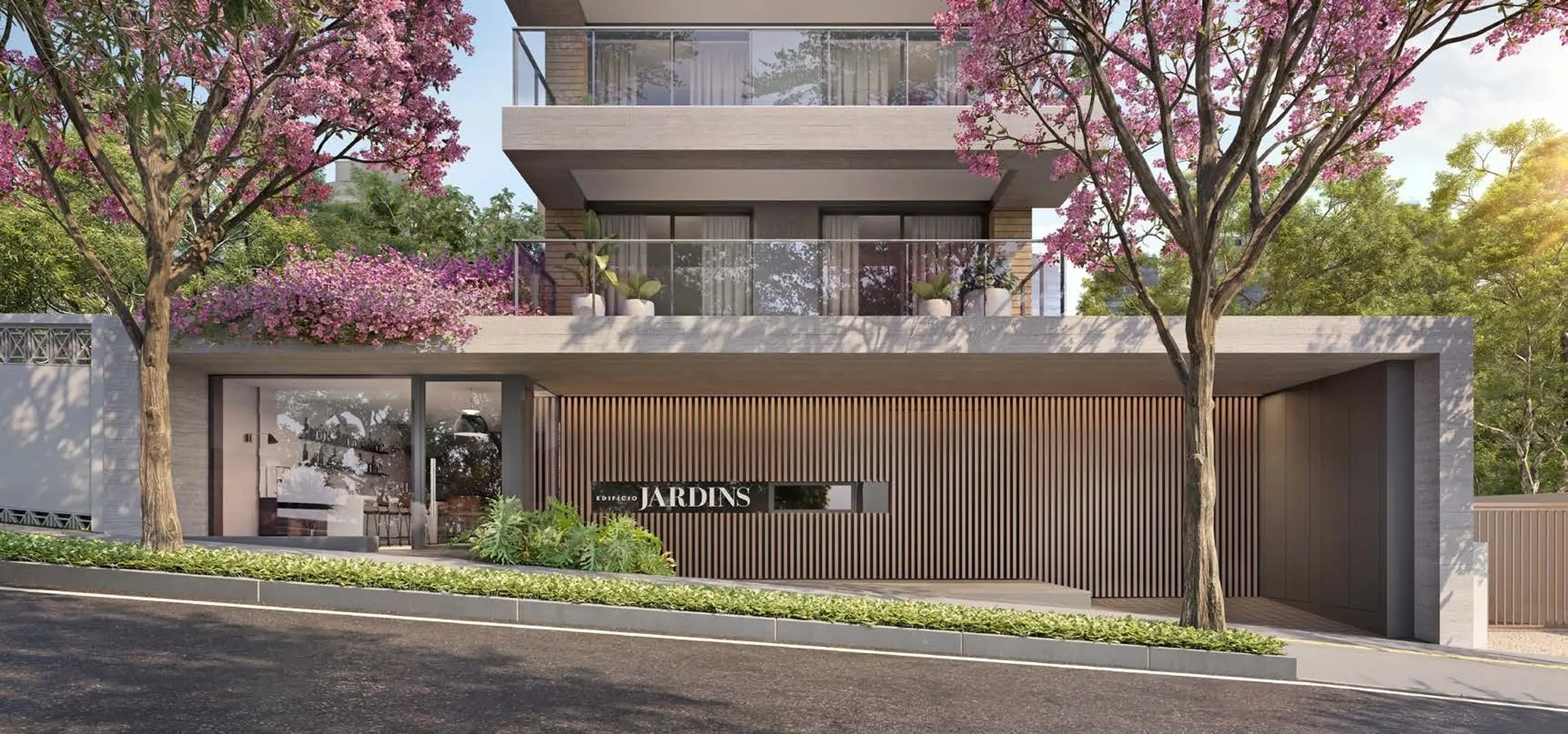 Fachada Edifício Jardins Padre João Manuel – Cerqueira César