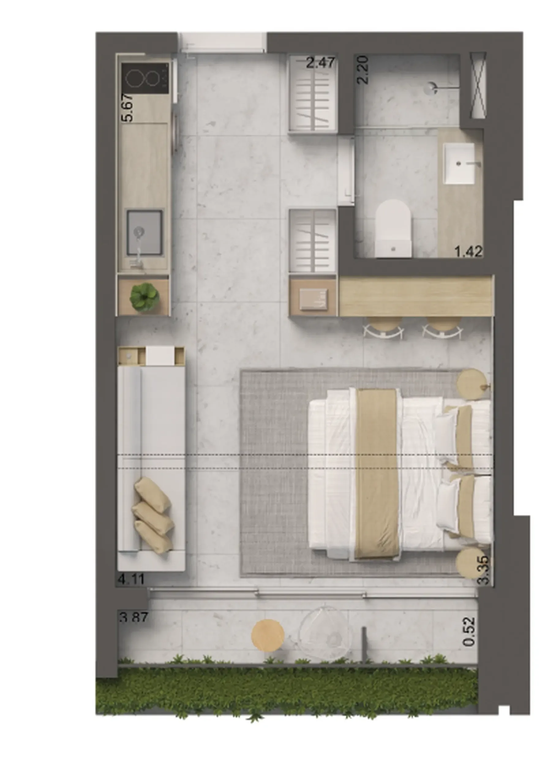 Planta 1 – Edifício Paulistano