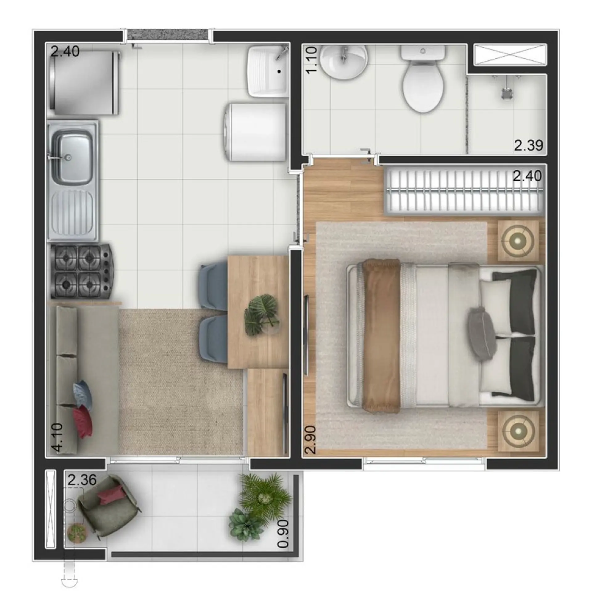 Planta 1 – Elev Ipiranga