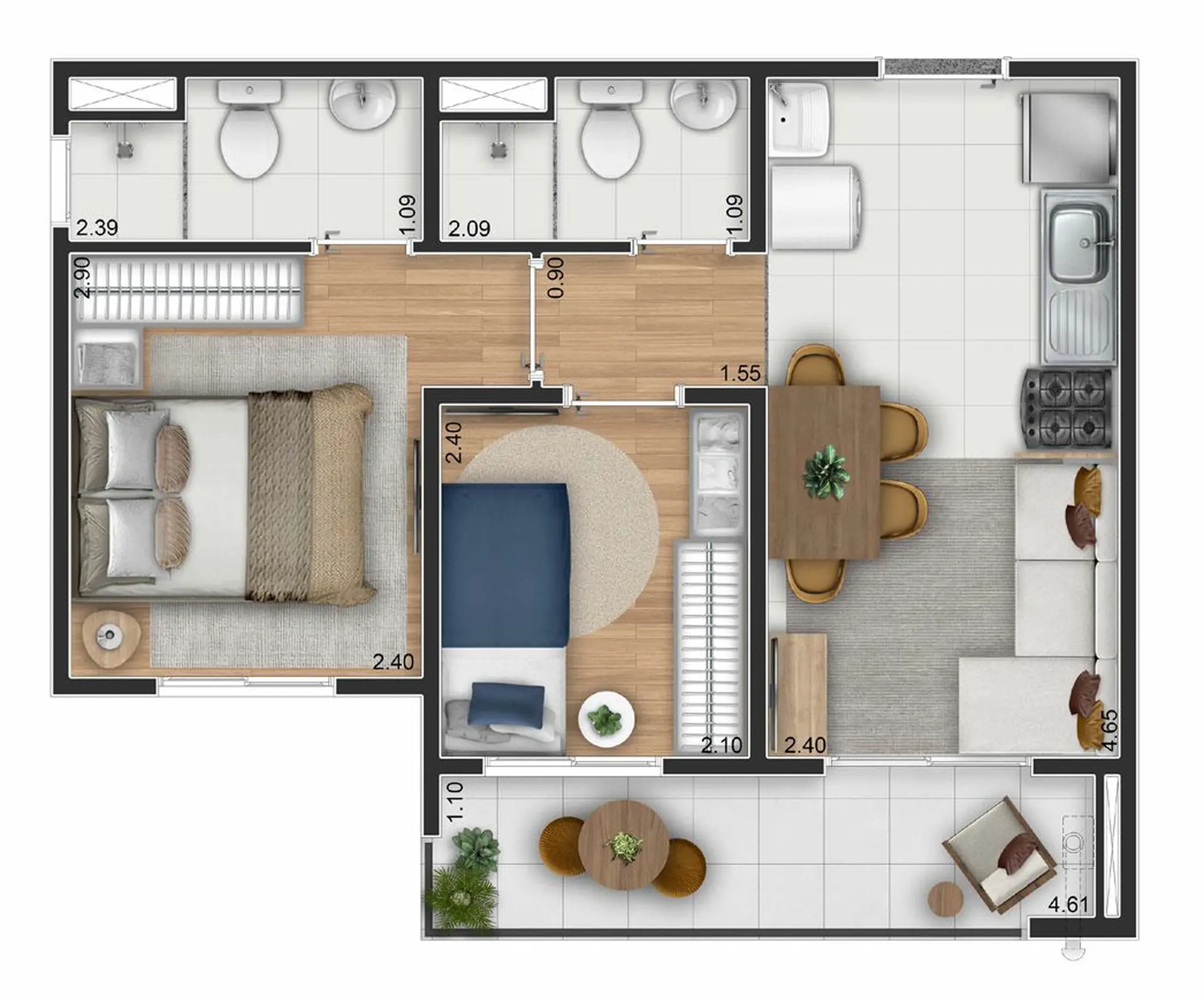 Planta 2 – Elev Ipiranga