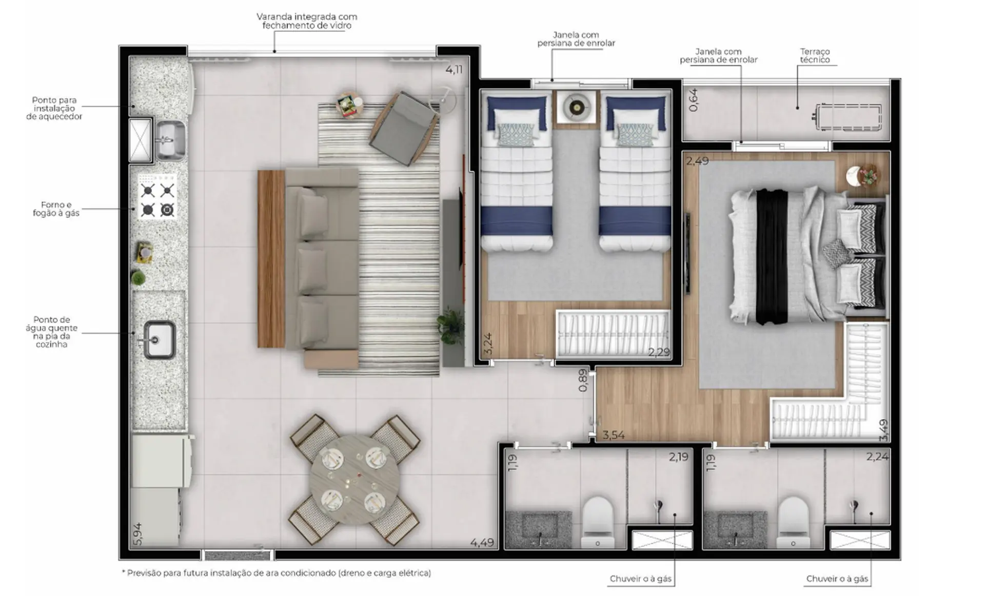 Planta 1 – Famile Lino