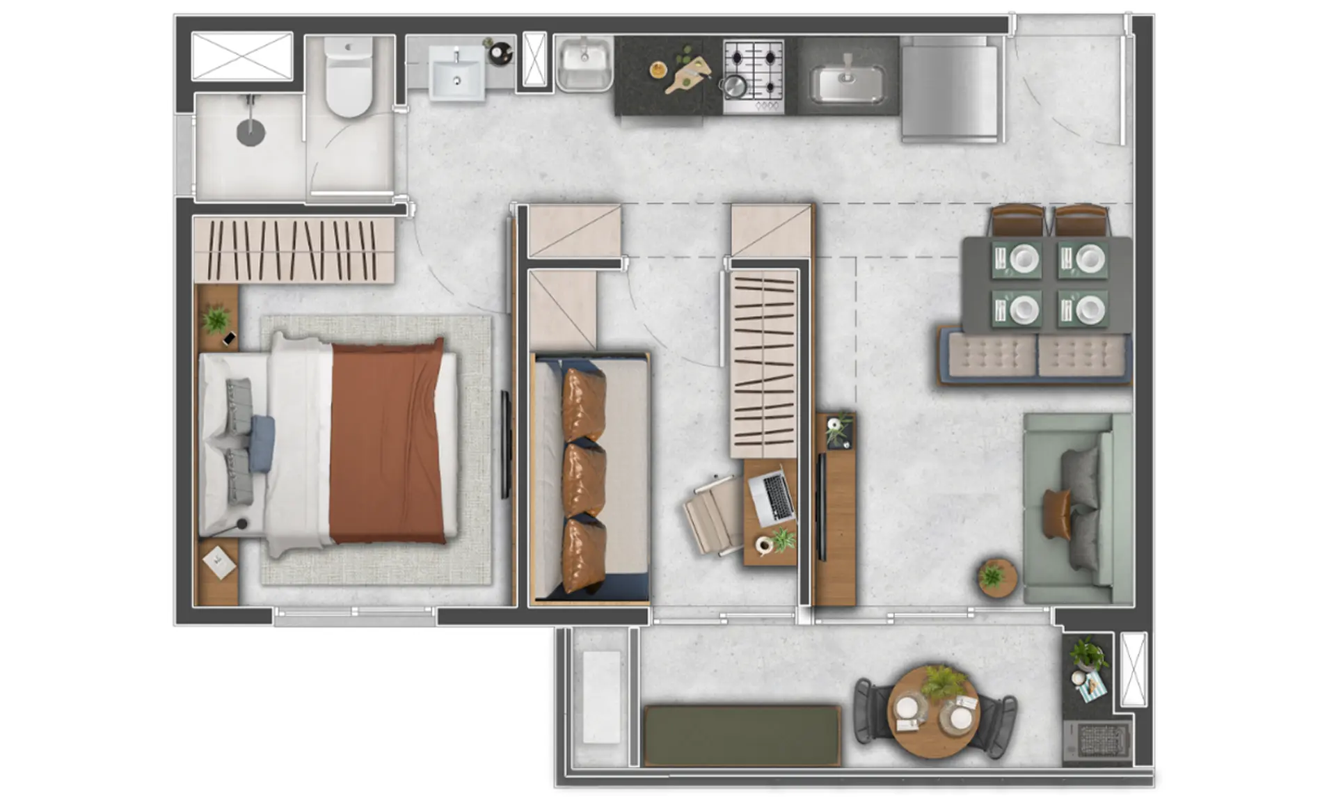 Planta 1 – Folks Vila Mariana