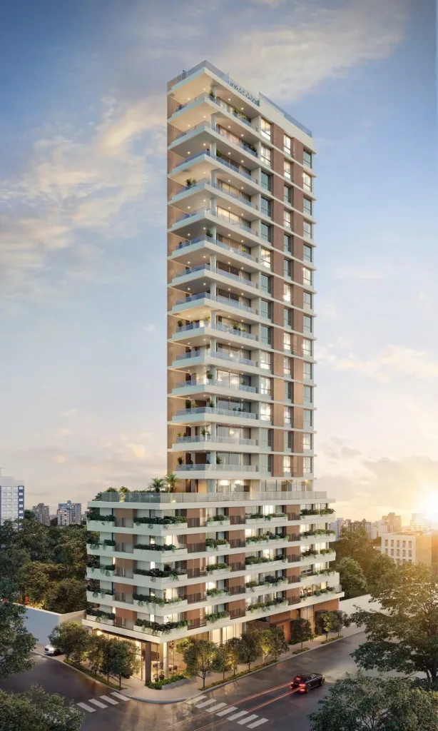 Fachada do empreendimento Haddock 885 – Studios