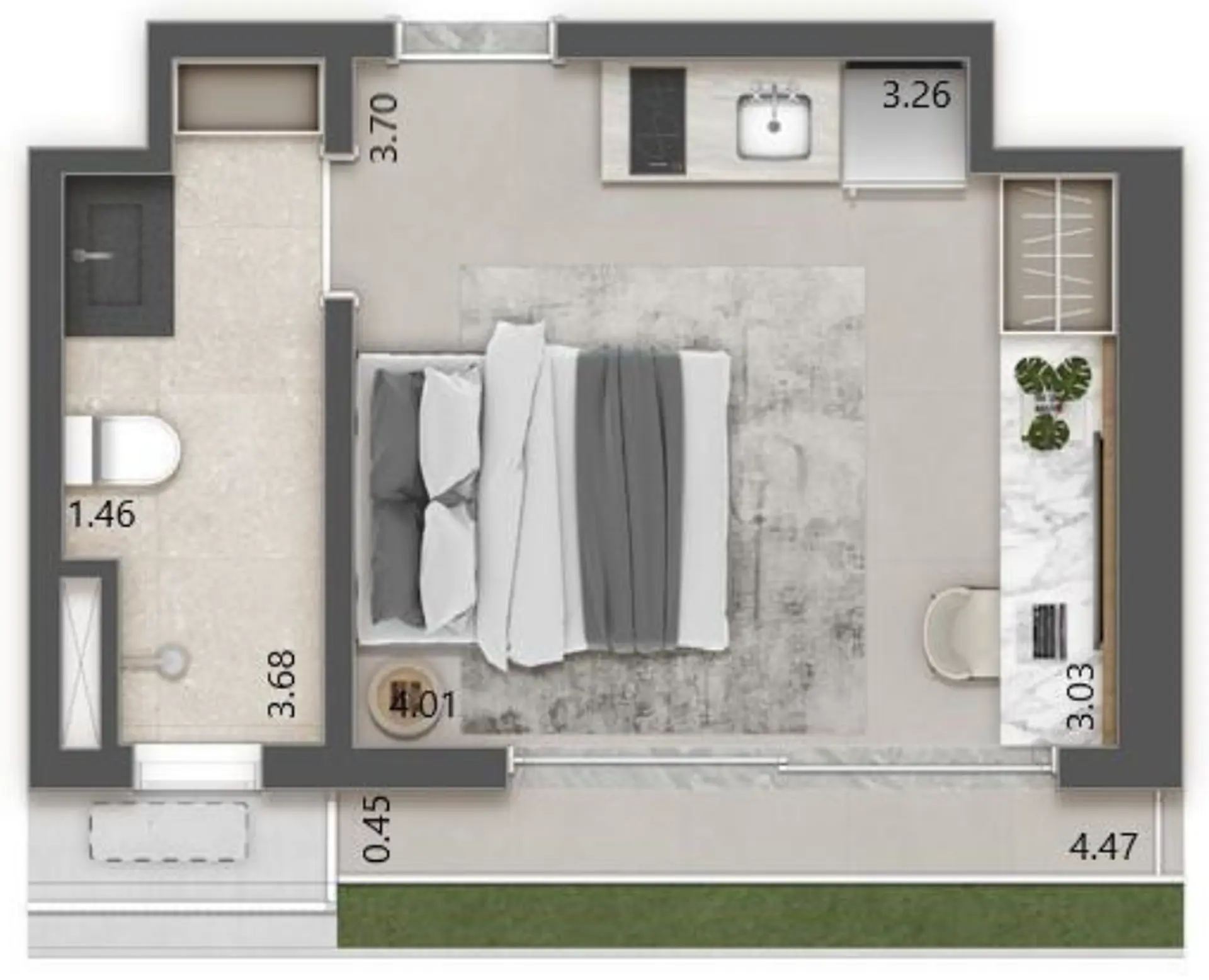 Planta 3 – Haddock 885 – Studios