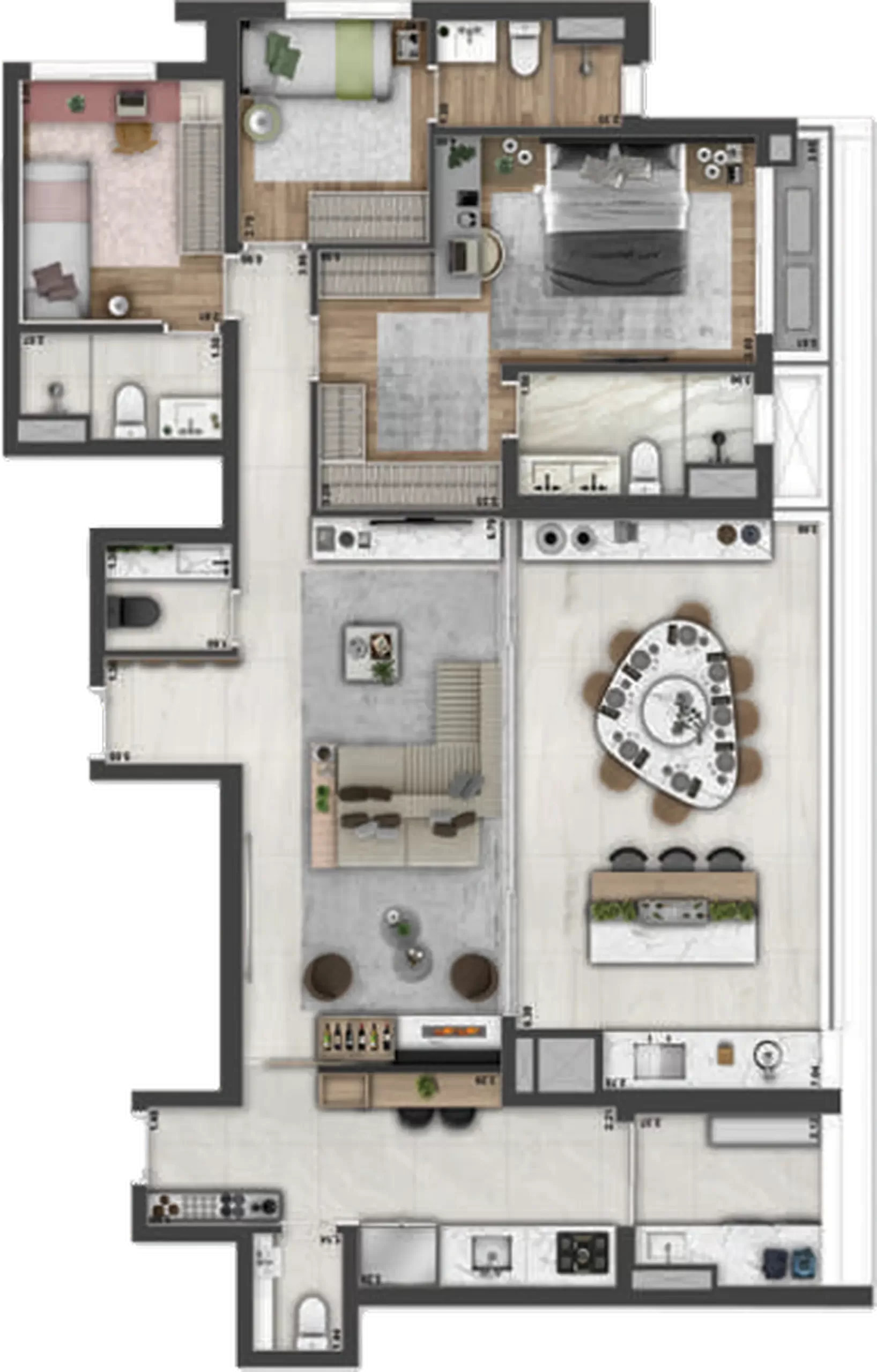 Planta 1 – Haus Mitre Reserva Vila Mariana