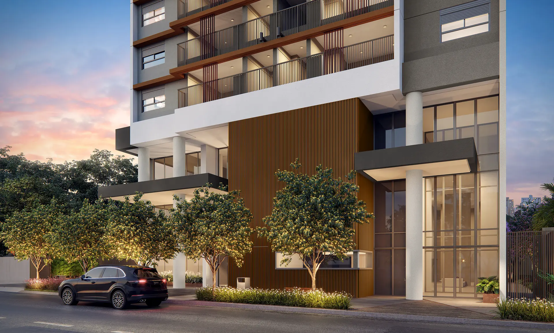 Fachada Hi View Alto da Boa Vista Residence – Santo Amaro