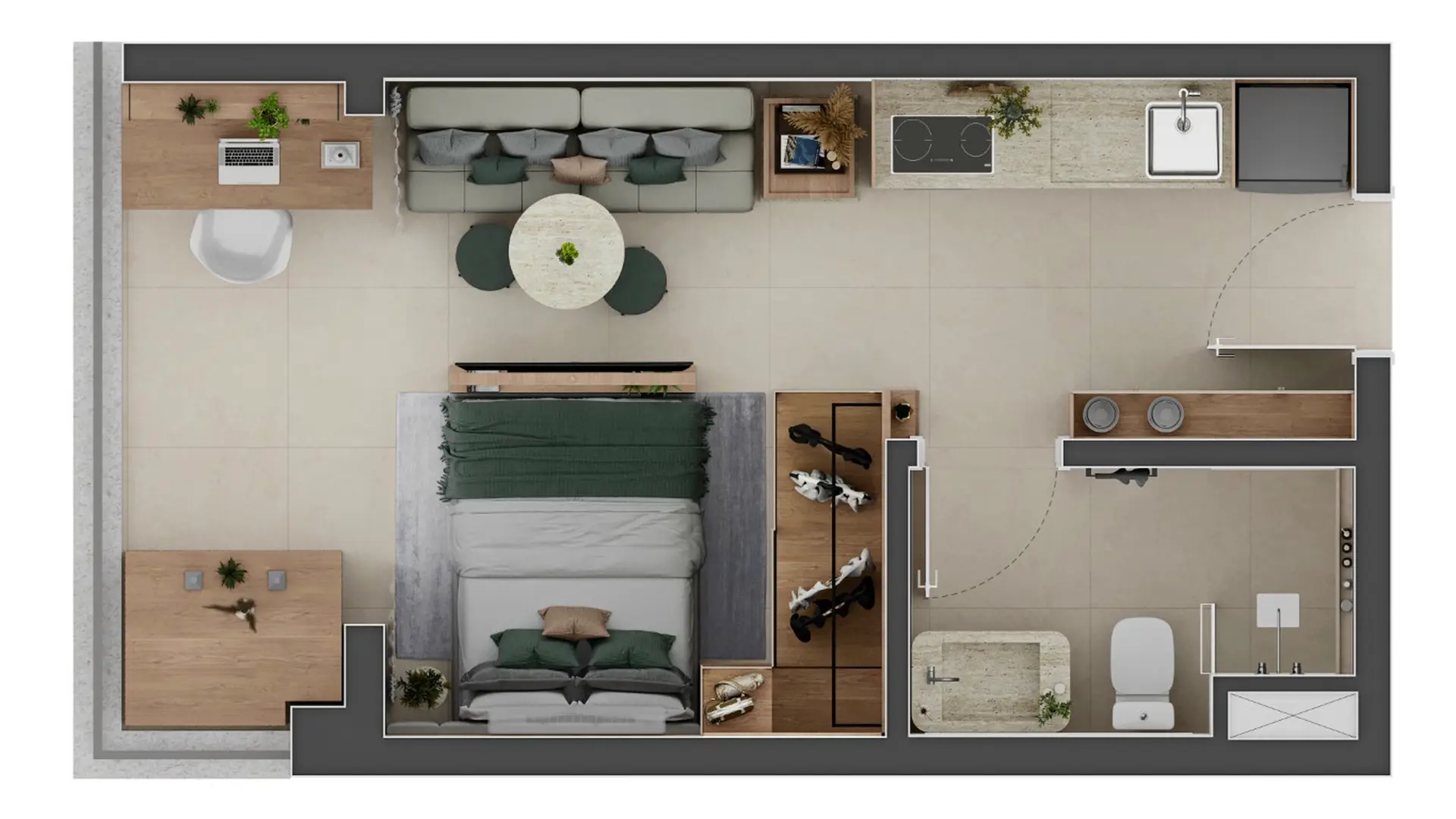 Planta 1 – Icon João Moura – Residencial