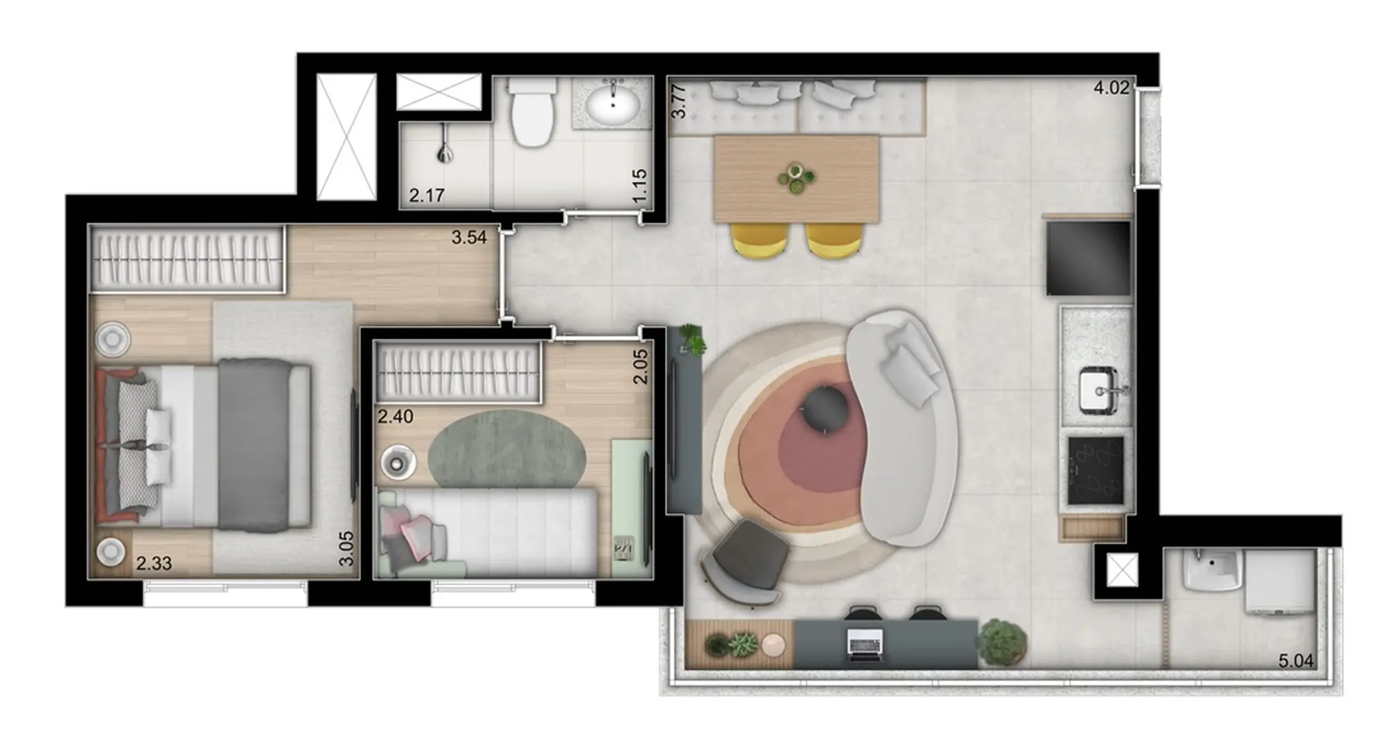 Planta 2 – Ímpar 737 Home Boutique – Residencial