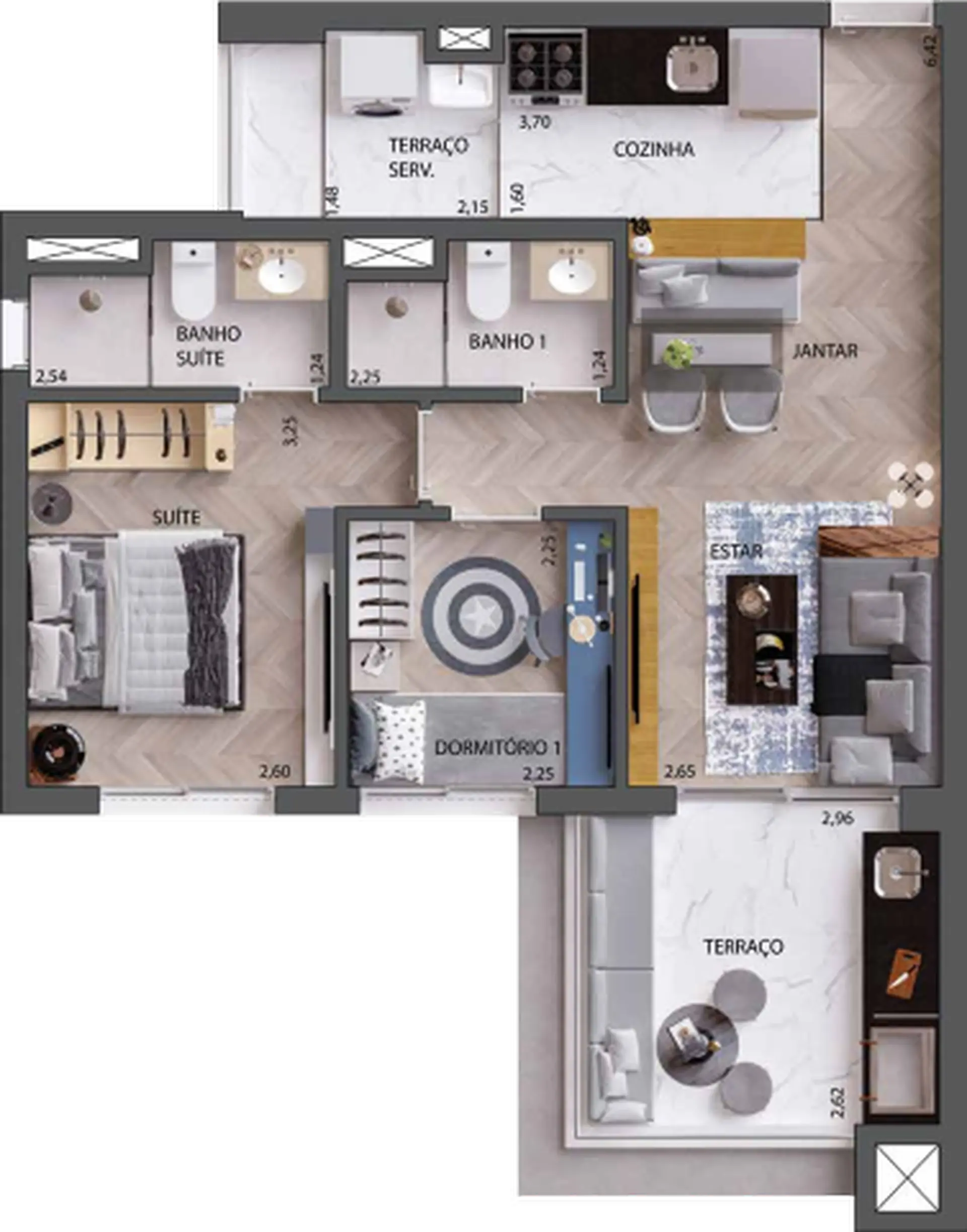 Planta 3 – In Design Ipiranga