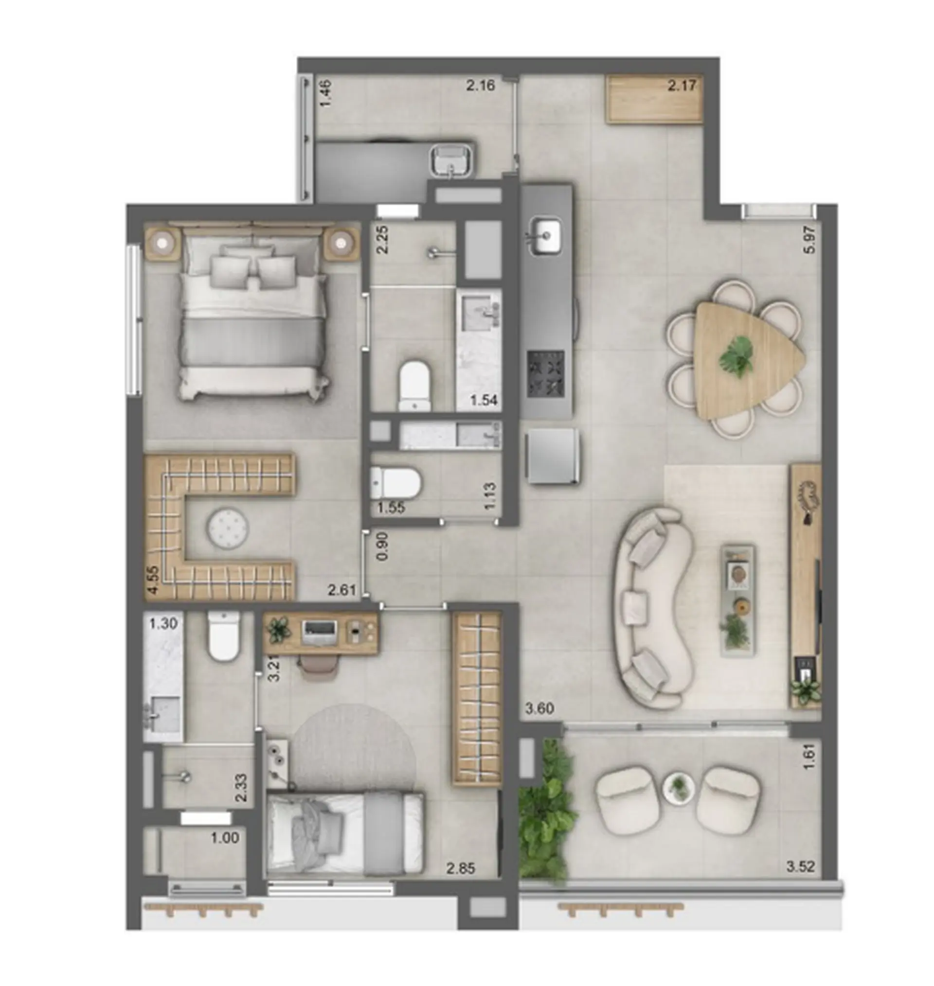Planta 3 – Joya Jardins