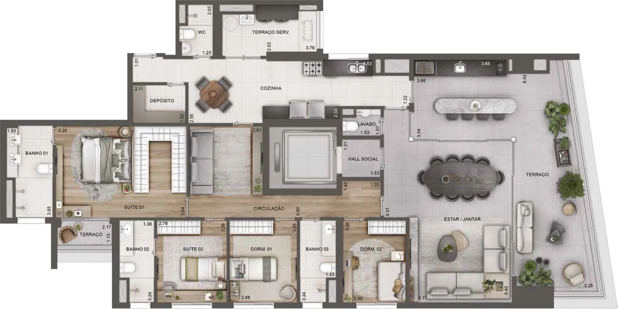 Planta 3 – Lindenberg Alto das Nações
