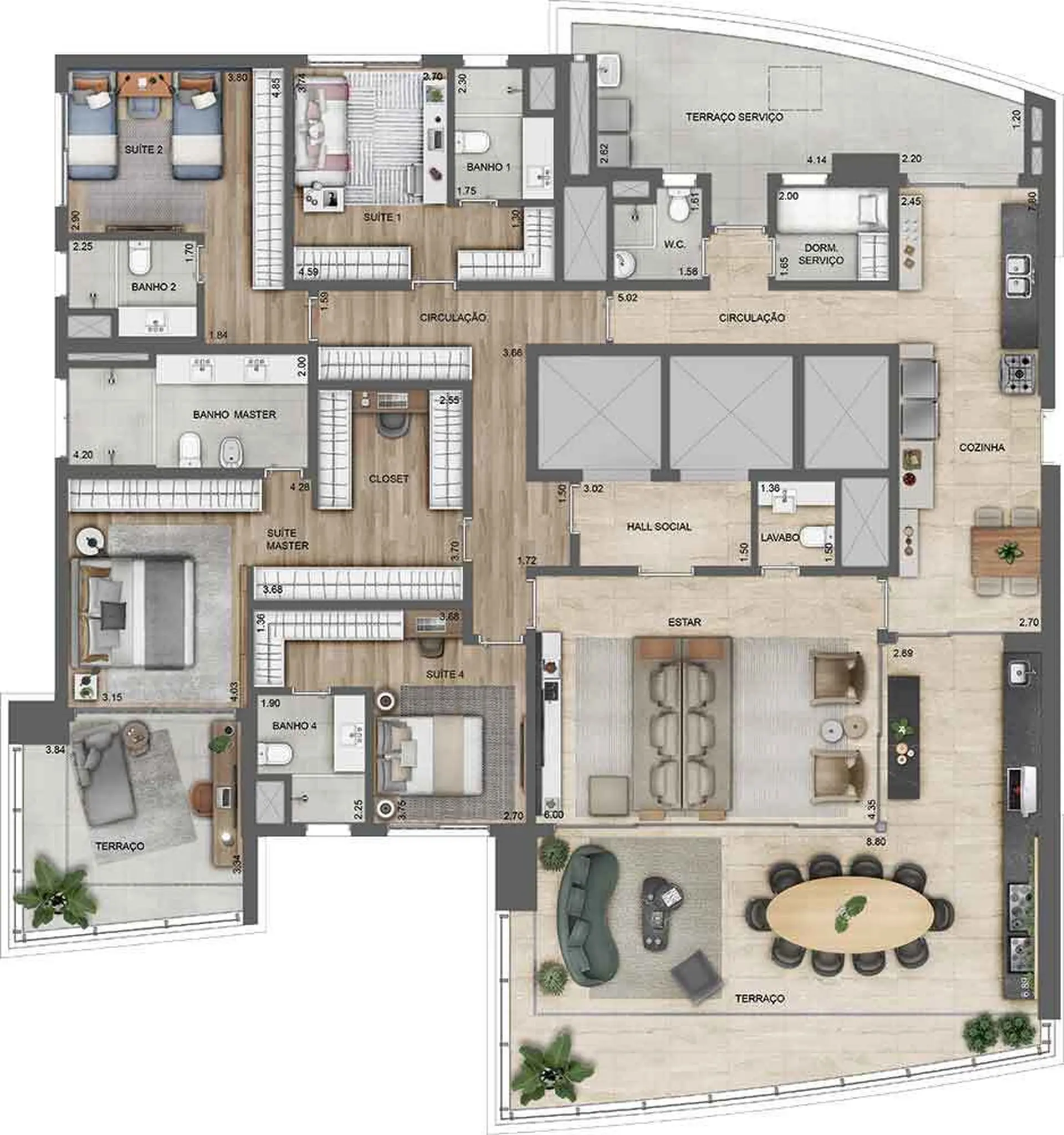 Planta 1 – Lindenberg Ibirapuera