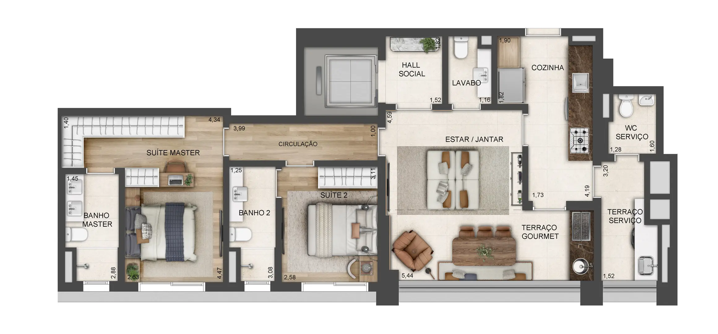 Planta 1 – Lindenberg Reserva Paraíso