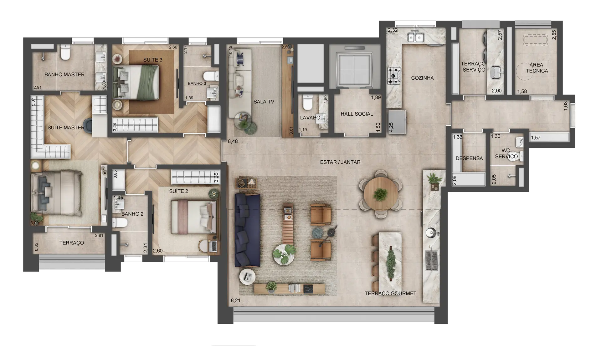 Planta 3 – Lindenberg Reserva Paraíso