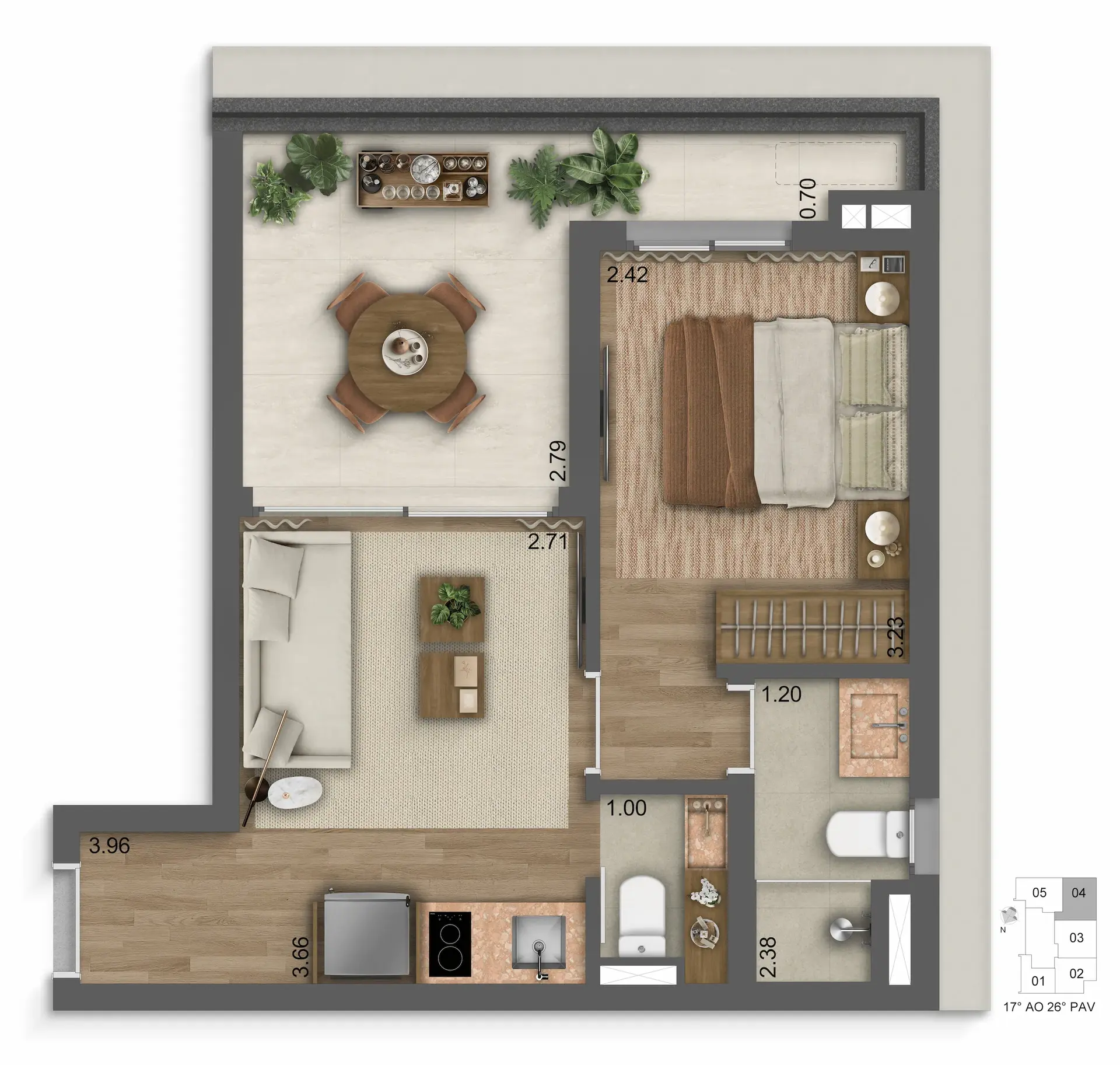 Planta 3 – Lisbô Pinheiros