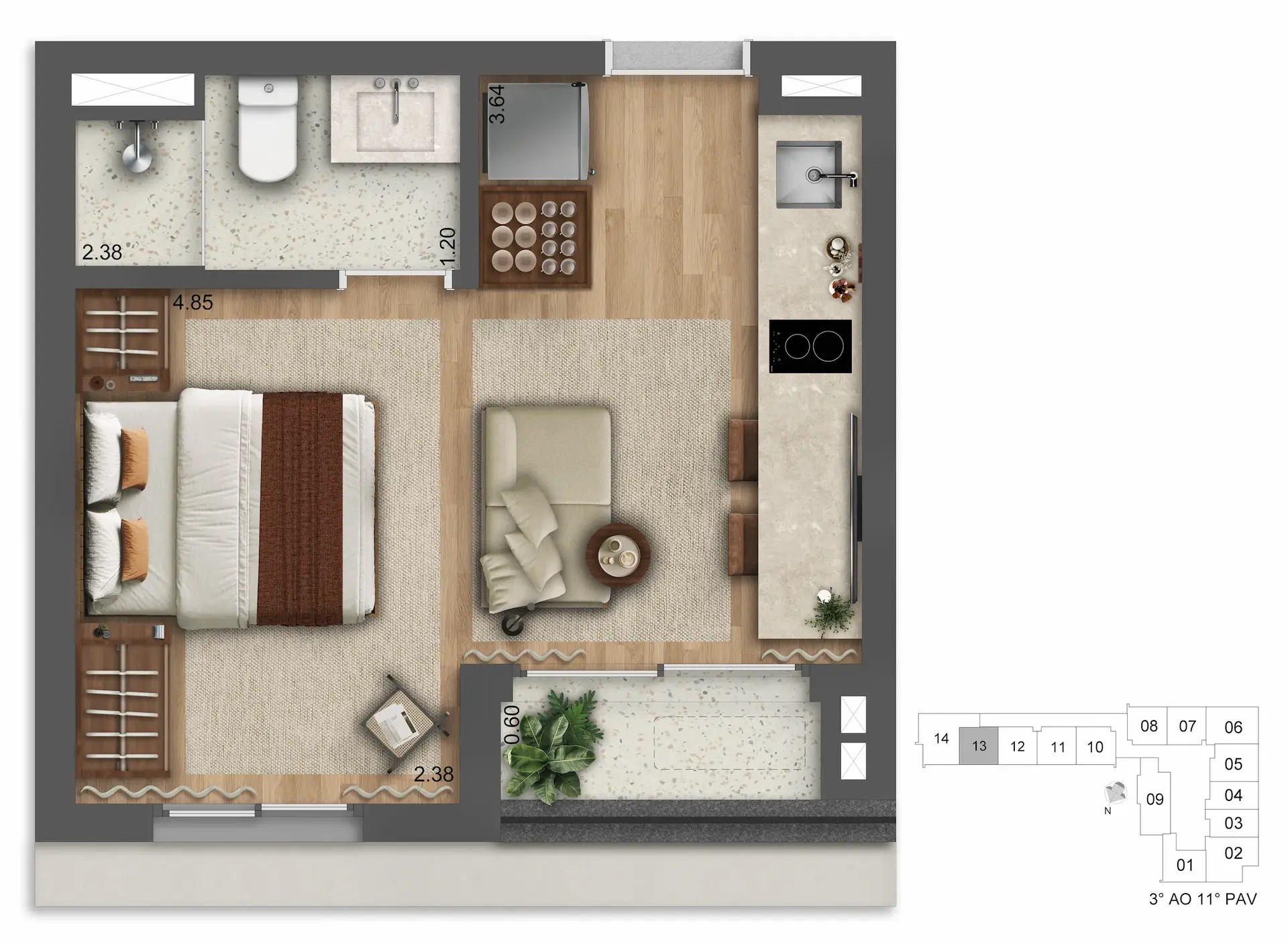 Planta 1 – Lisbô Pinheiros