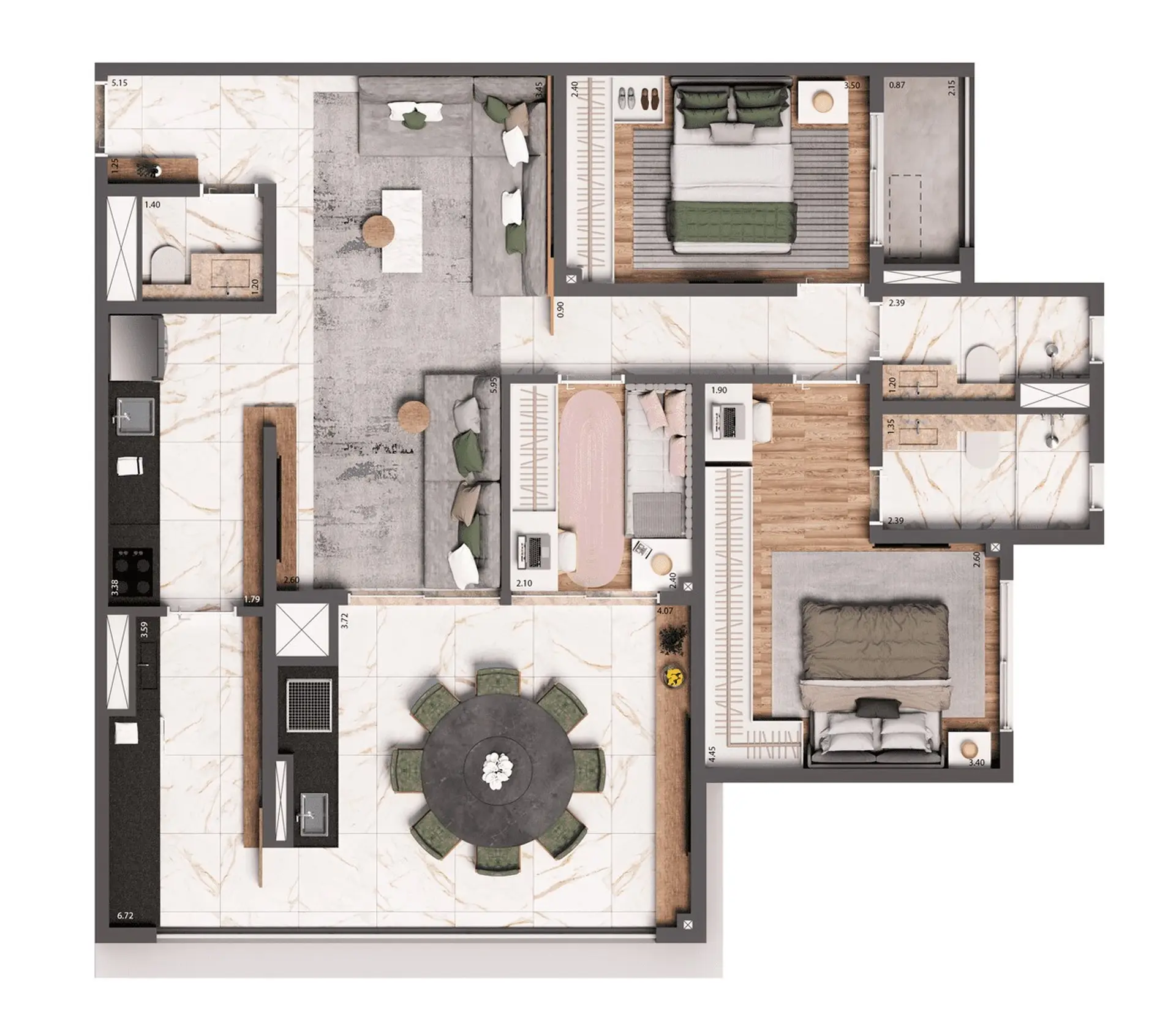 Planta 2 – Living United Ipiranga